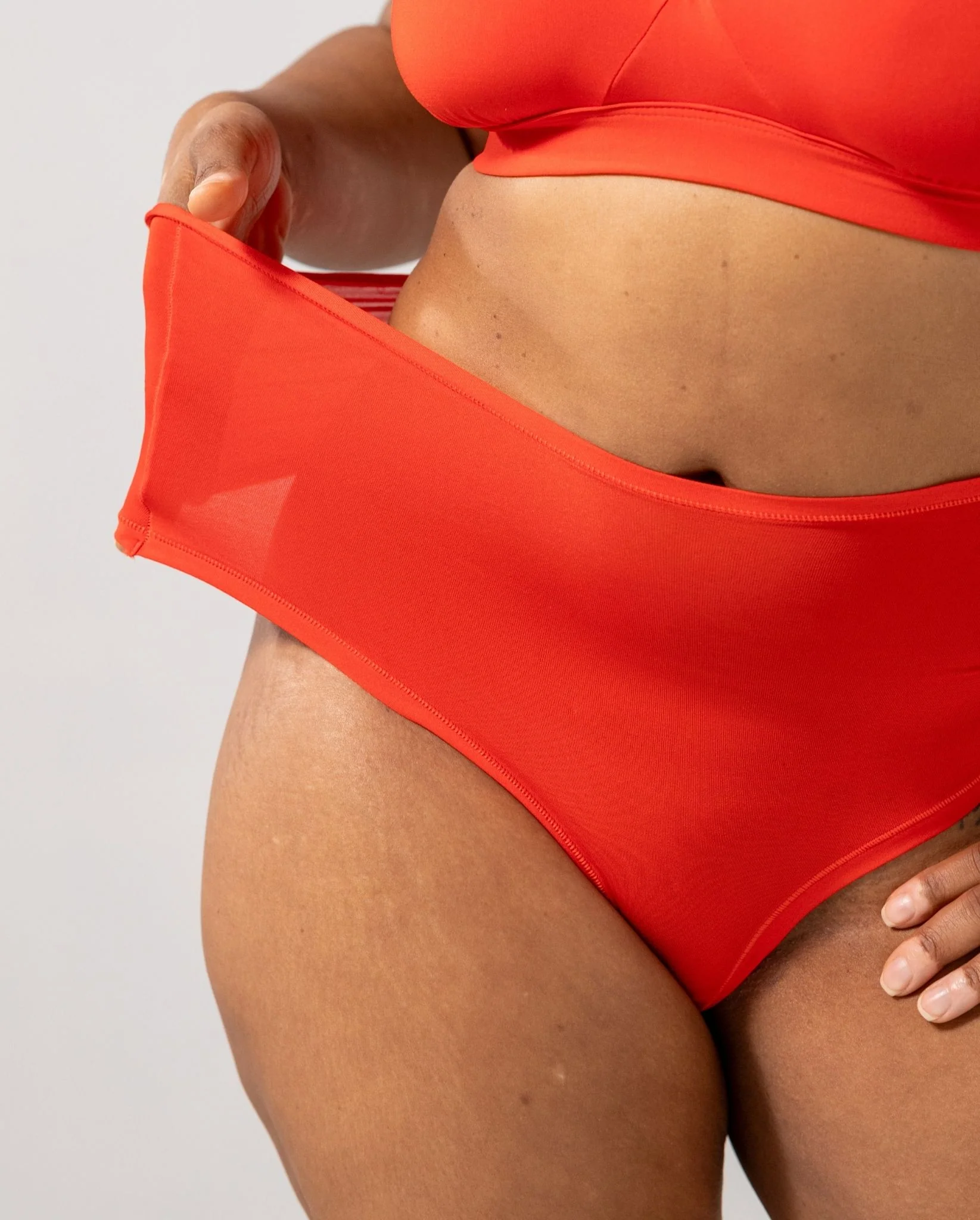 Micro Highwaist Thong 3-Pack Fiery Red - Image 7