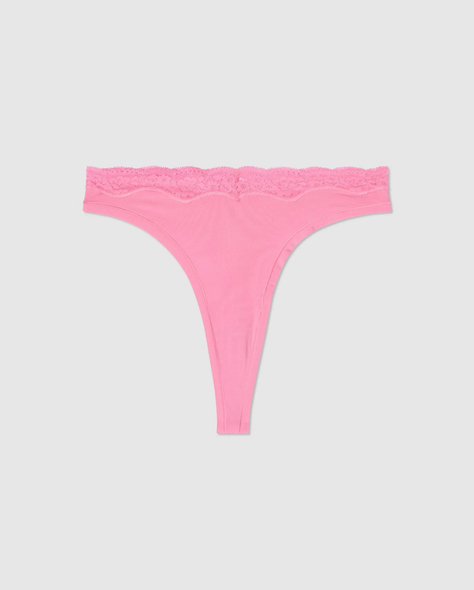 Micro Lace Thong 3-Pack Black/Candy Pink - Image 7