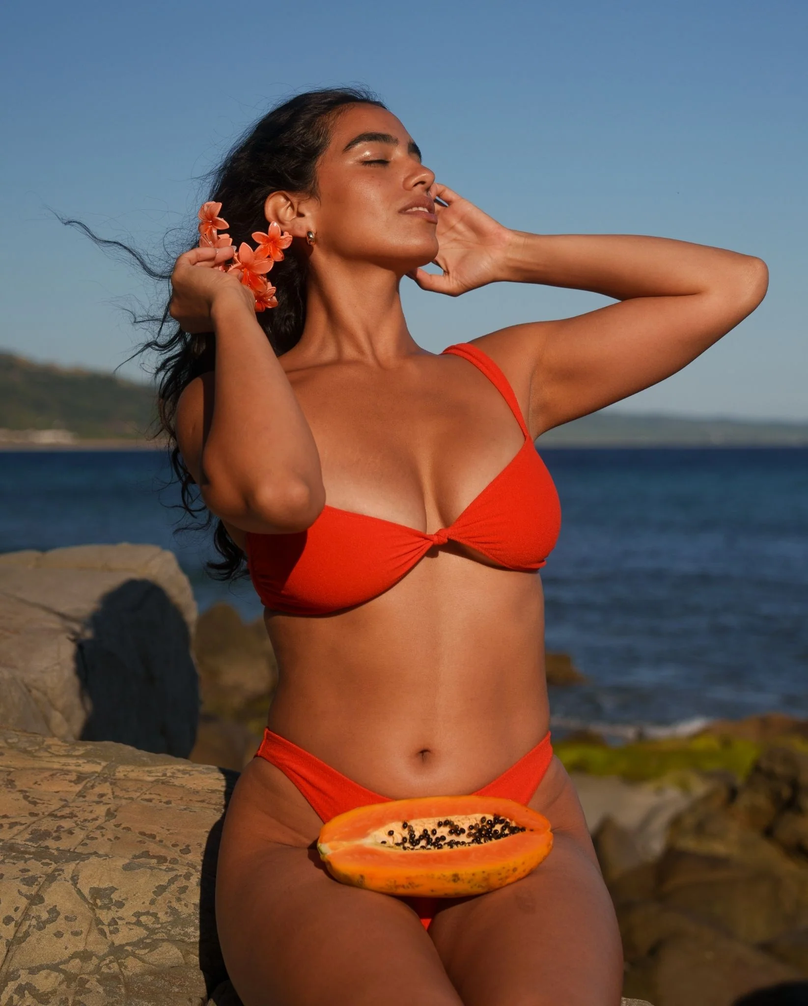 Balconette Bikini Top Papaya - Image 12