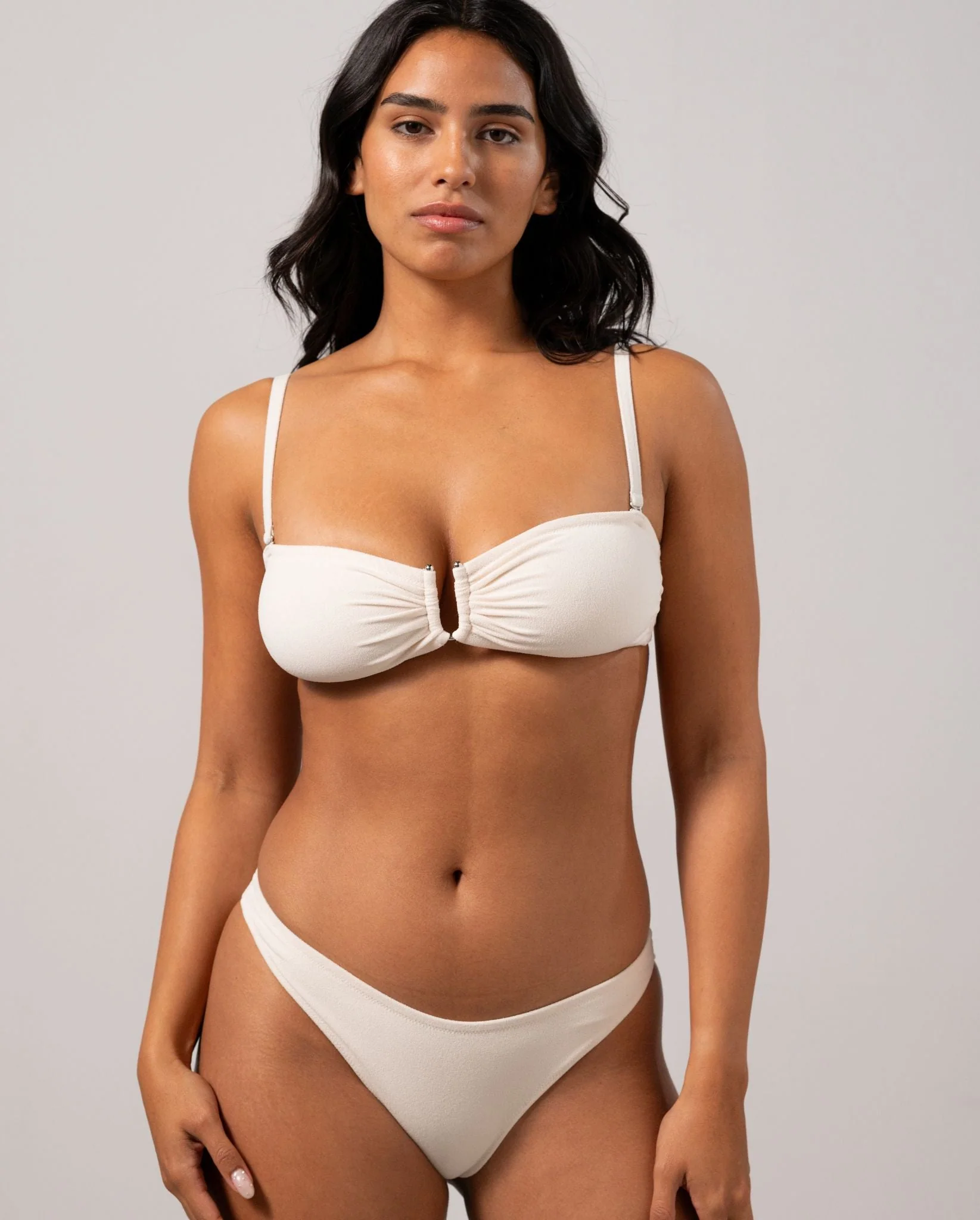 Bandeau Bikini Top Cream - Image 7