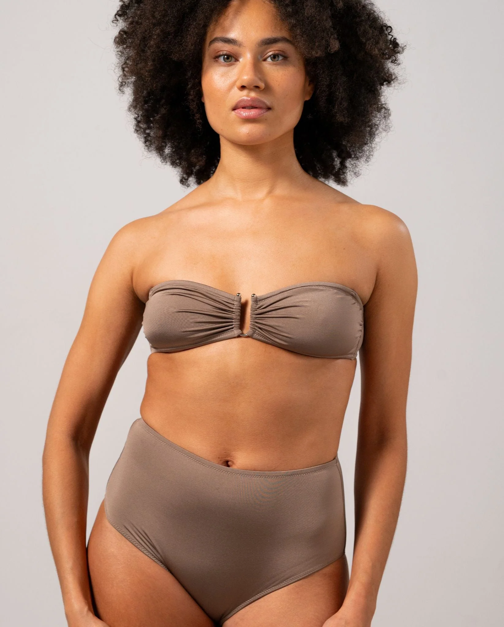Bandeau Bikini Top Mauve - Image 6