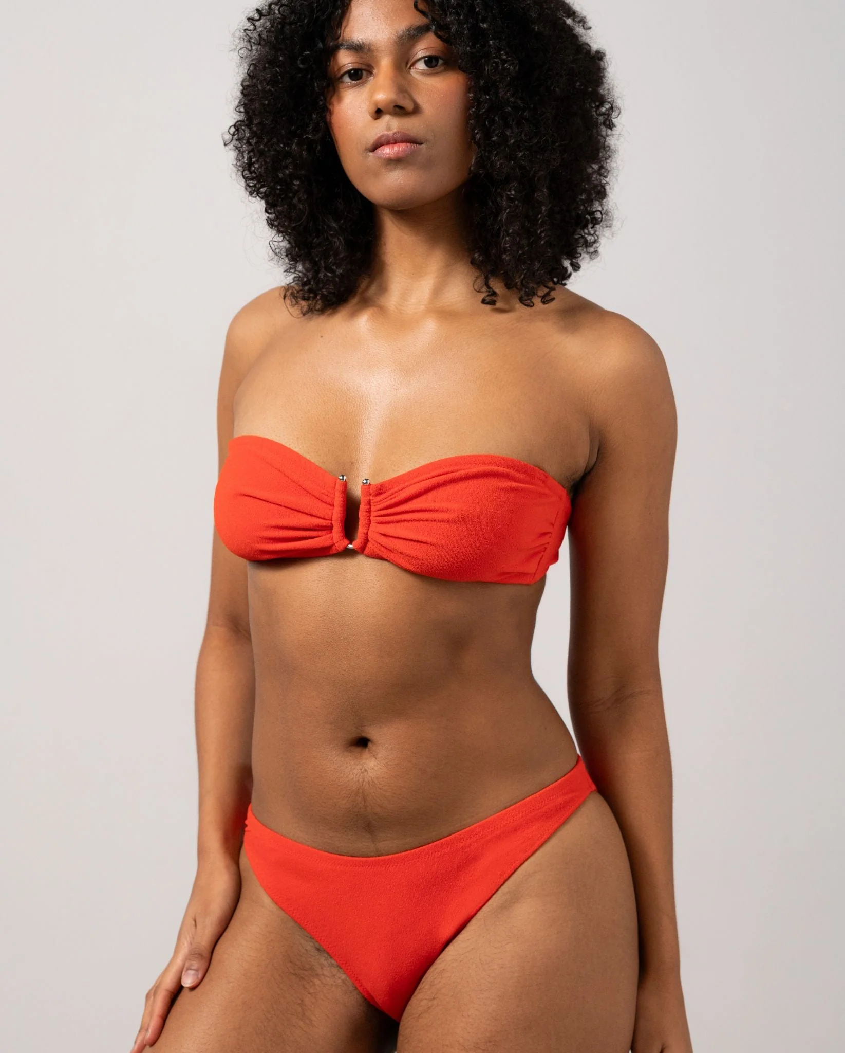 Bandeau Bikini Top Papaya - Image 6