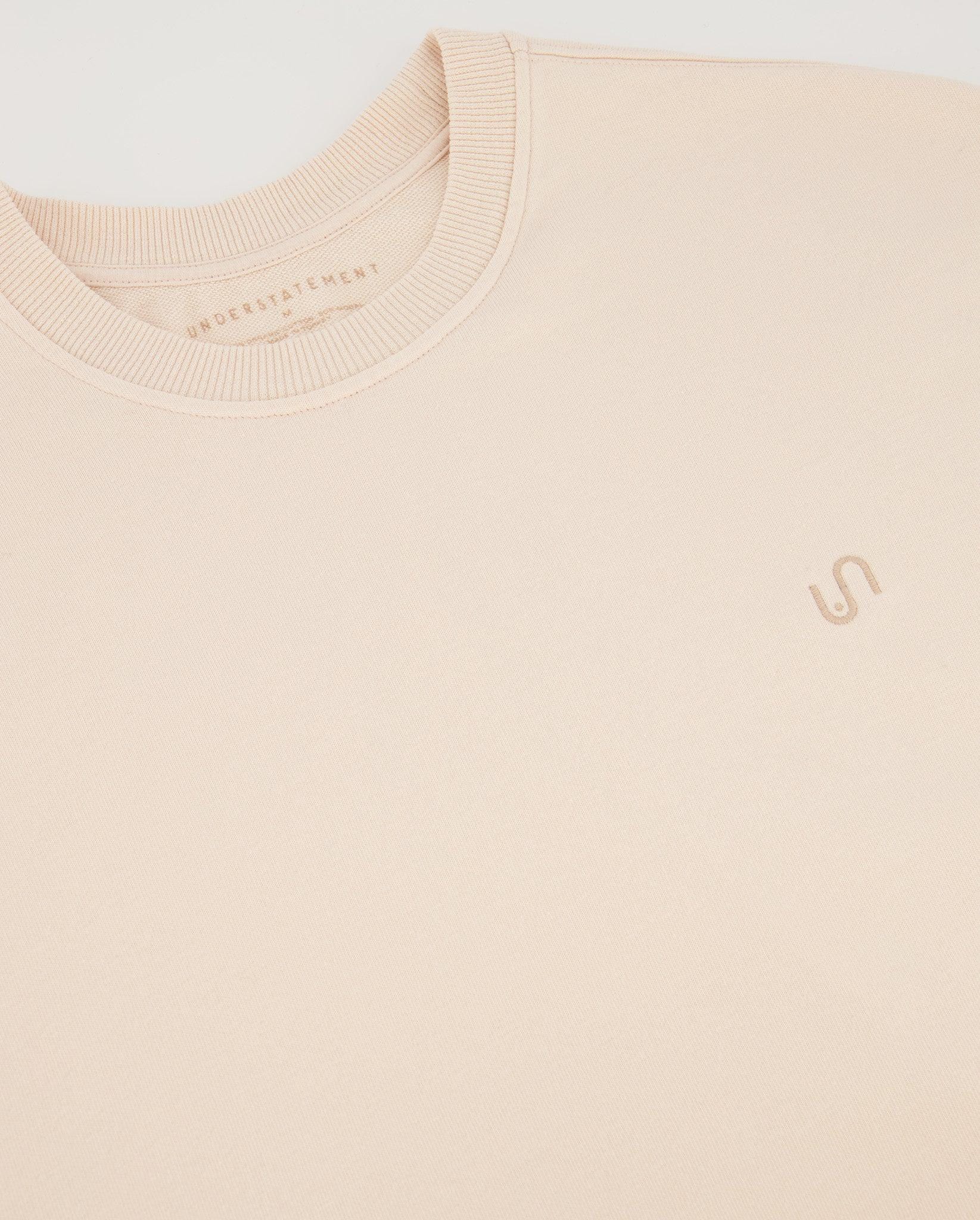 Crew Neck Sweat Cream - Image 2