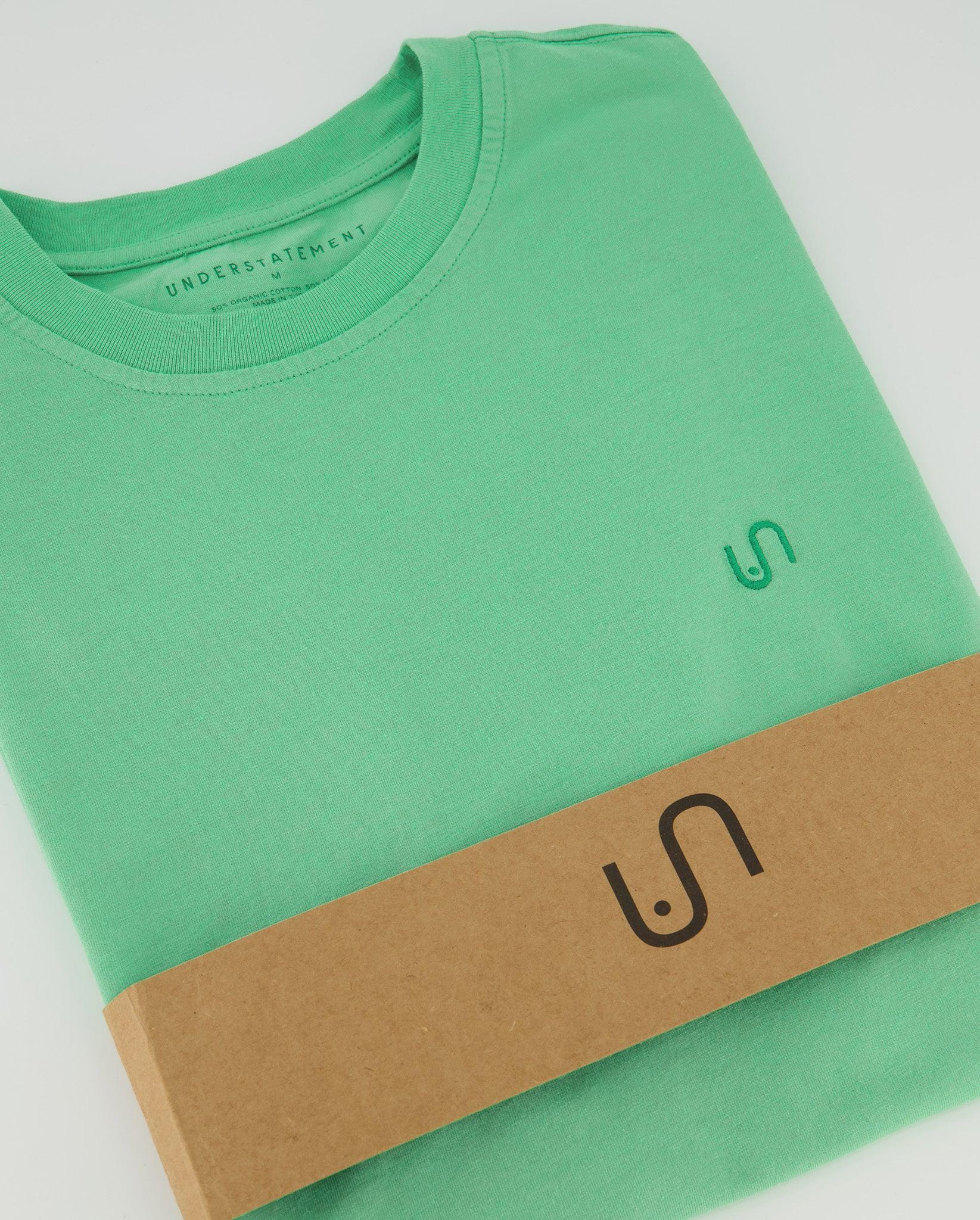 Crew Neck T-shirt Green - Image 10