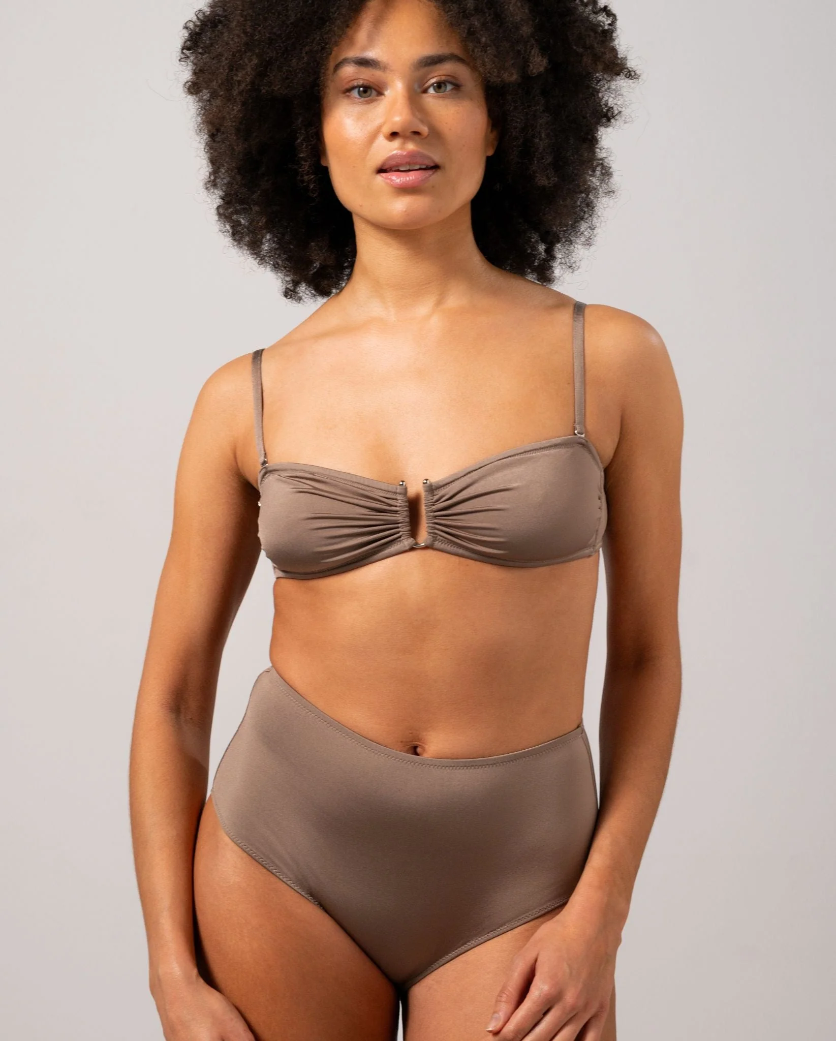 Highwaist Bikini Briefs Mauve - Image 4