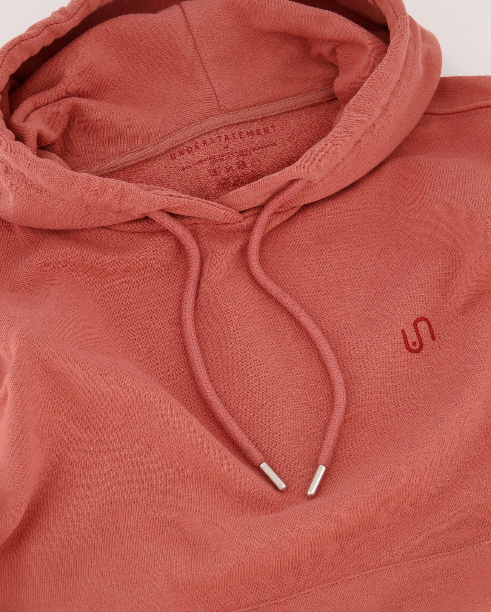 Hooded Sweat Faded Red - Image 2