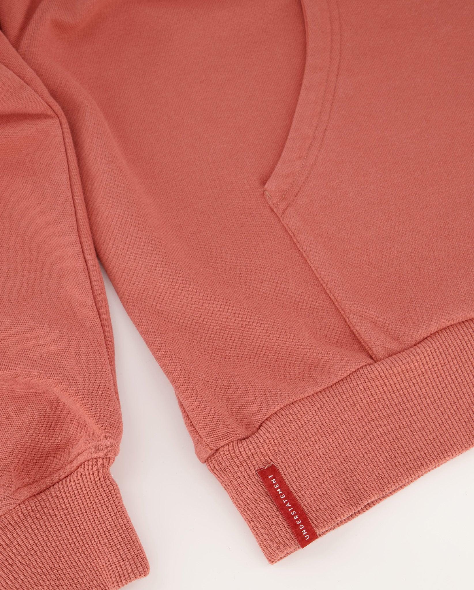 Hooded Sweat Faded Red - Image 7