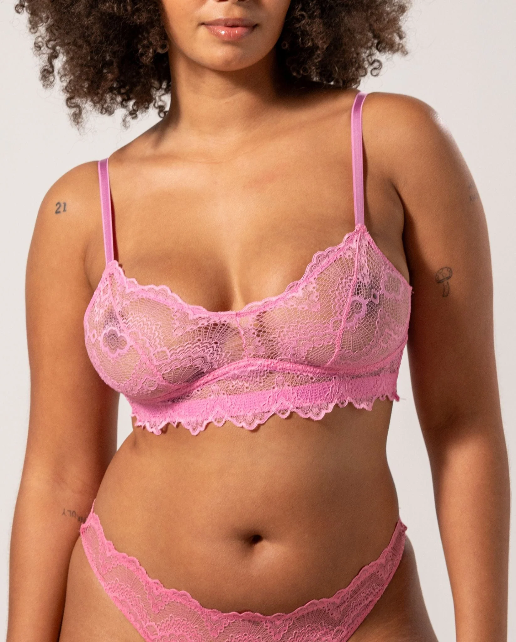 Lace Balconette Candy Pink - Image 5