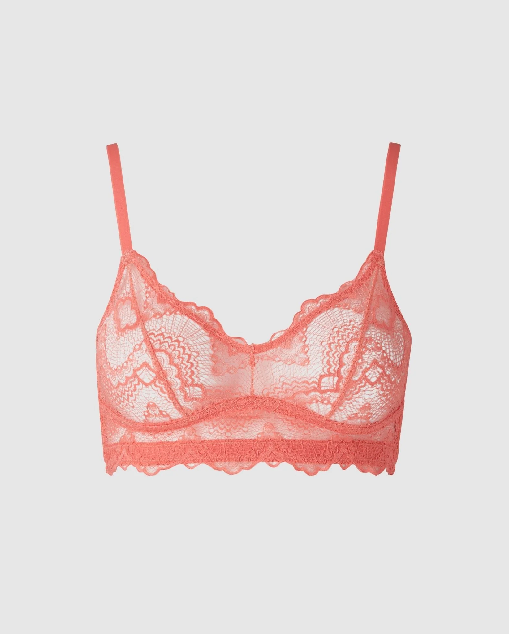 Lace Balconette Coral - Image 2