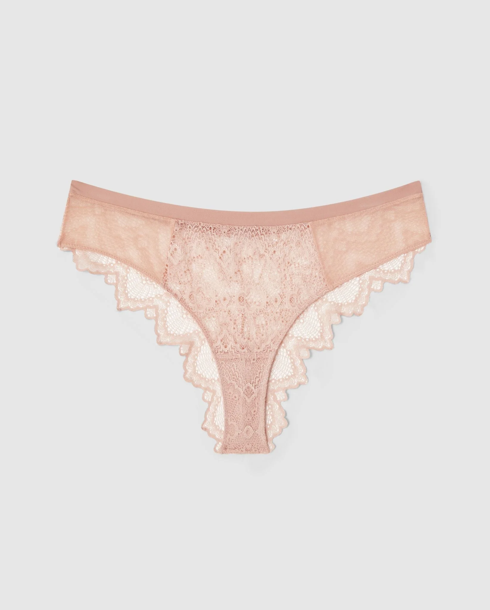 Lace Cheeky Nude - Image 2