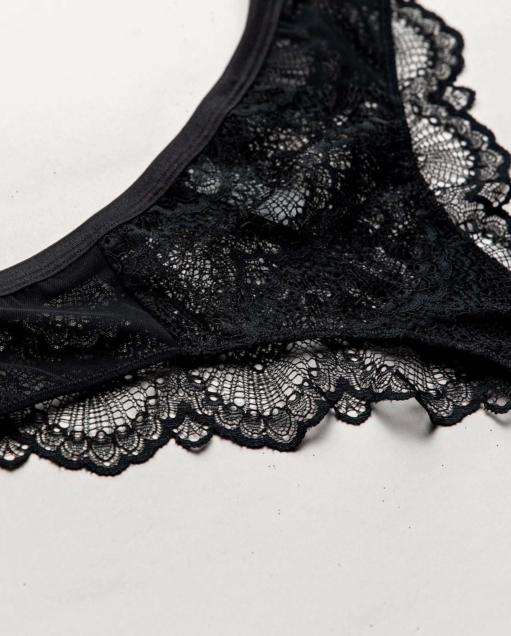 Lace Cheeky Black - Image 19