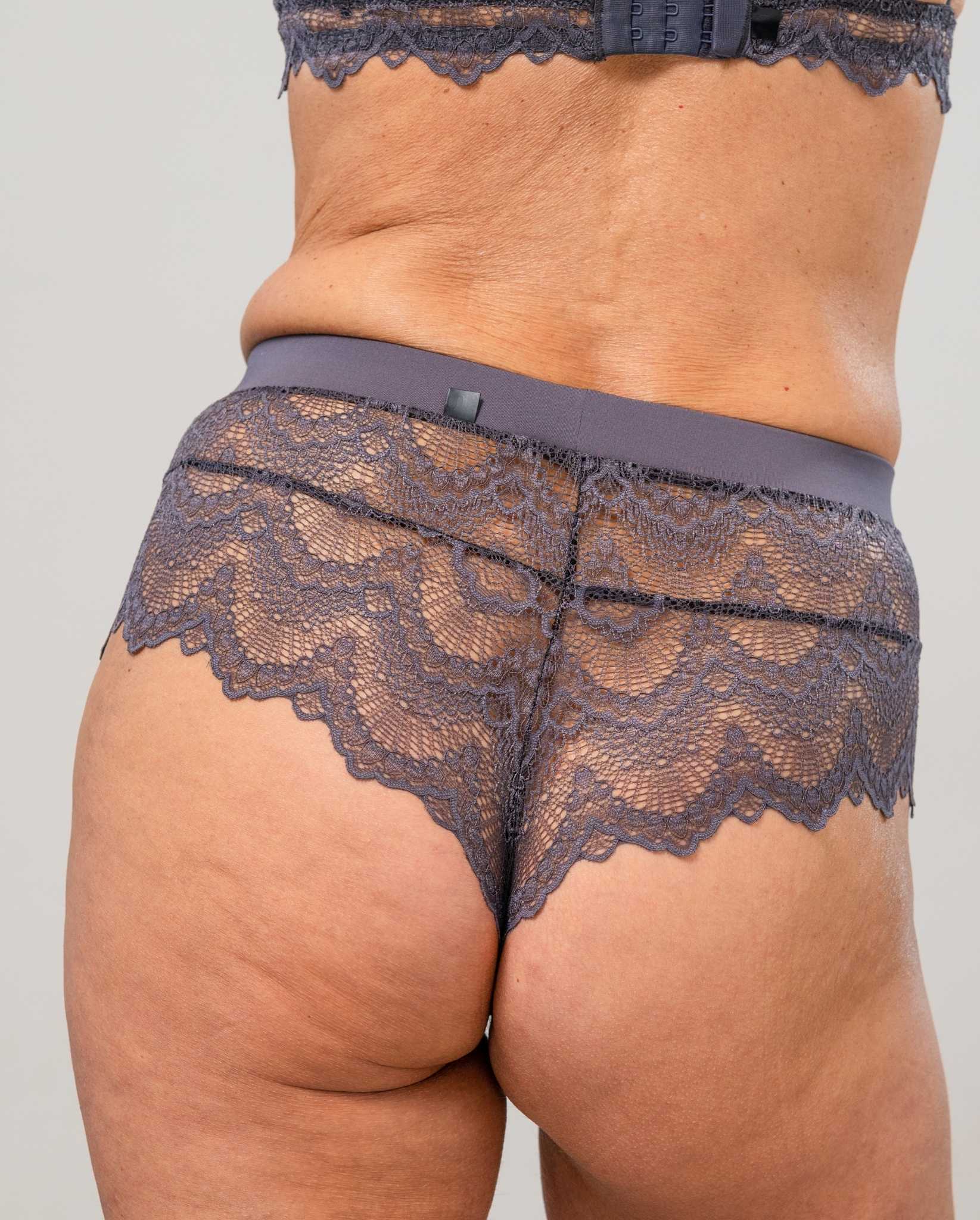 Lace Highwaist String Grey - Image 6