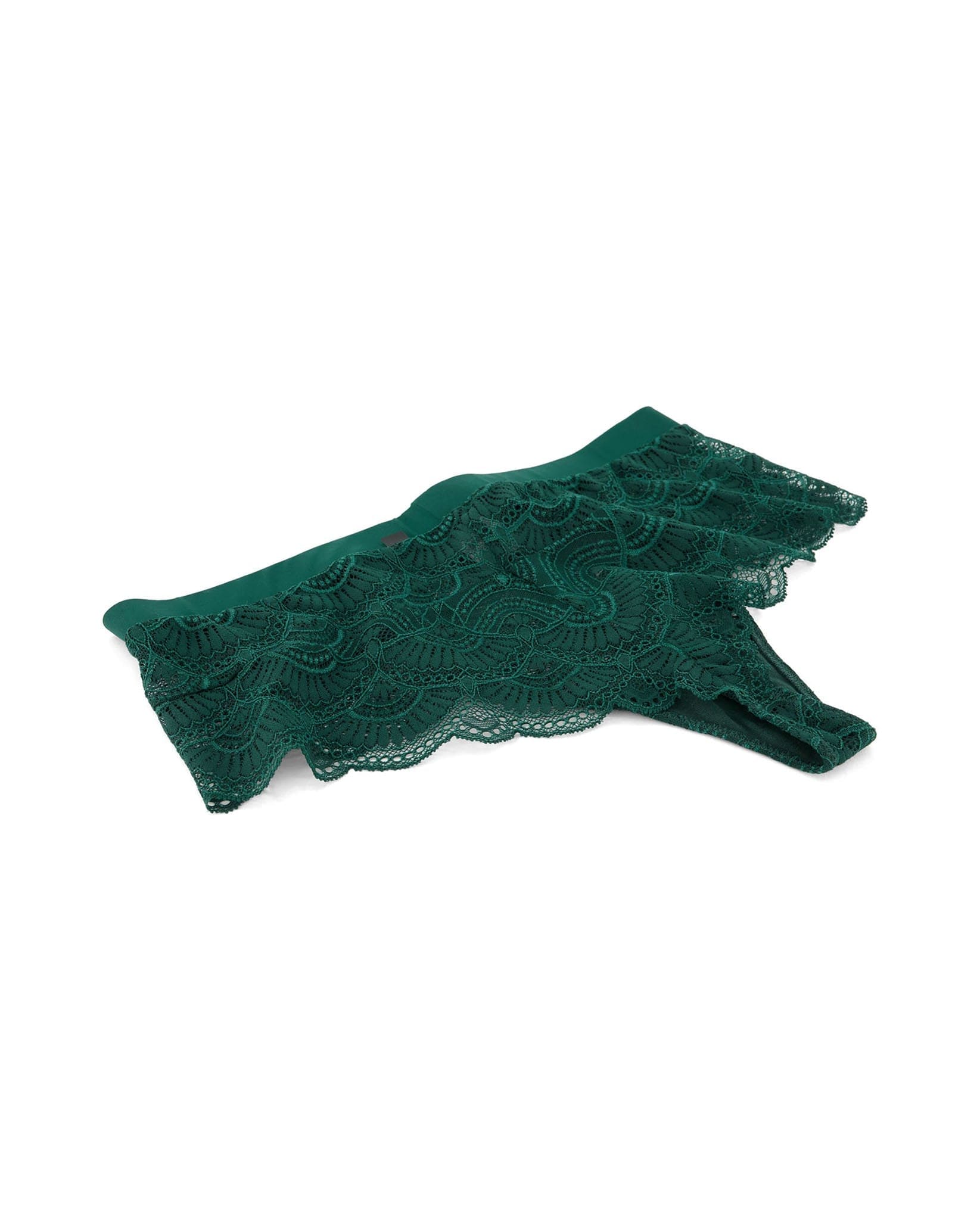 Lace Highwaist String Pine Green - Image 17