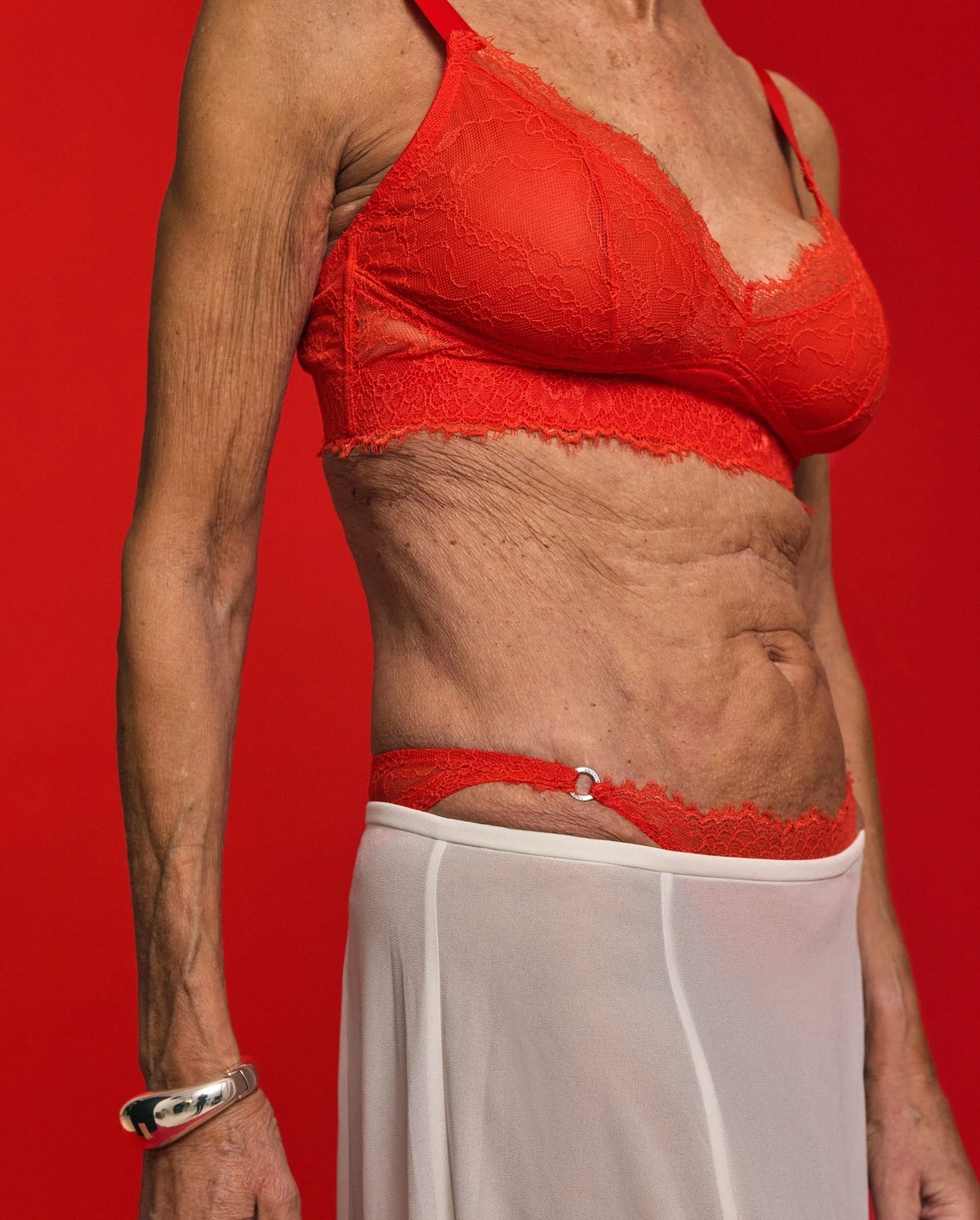 Lace Support+ Bra Fiery Red - Image 13