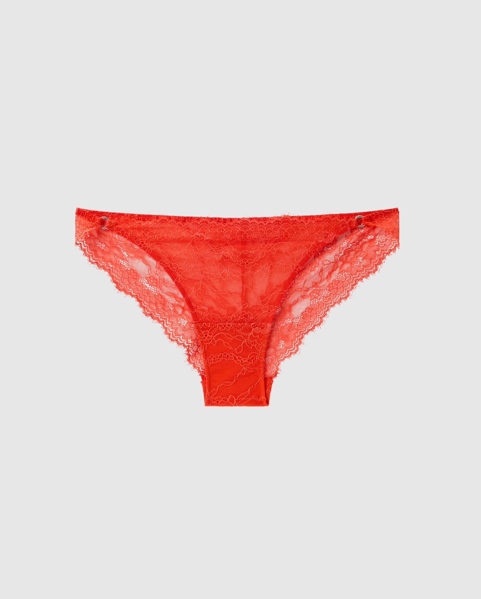 Lace Tanga Briefs Fiery Red - Image 2