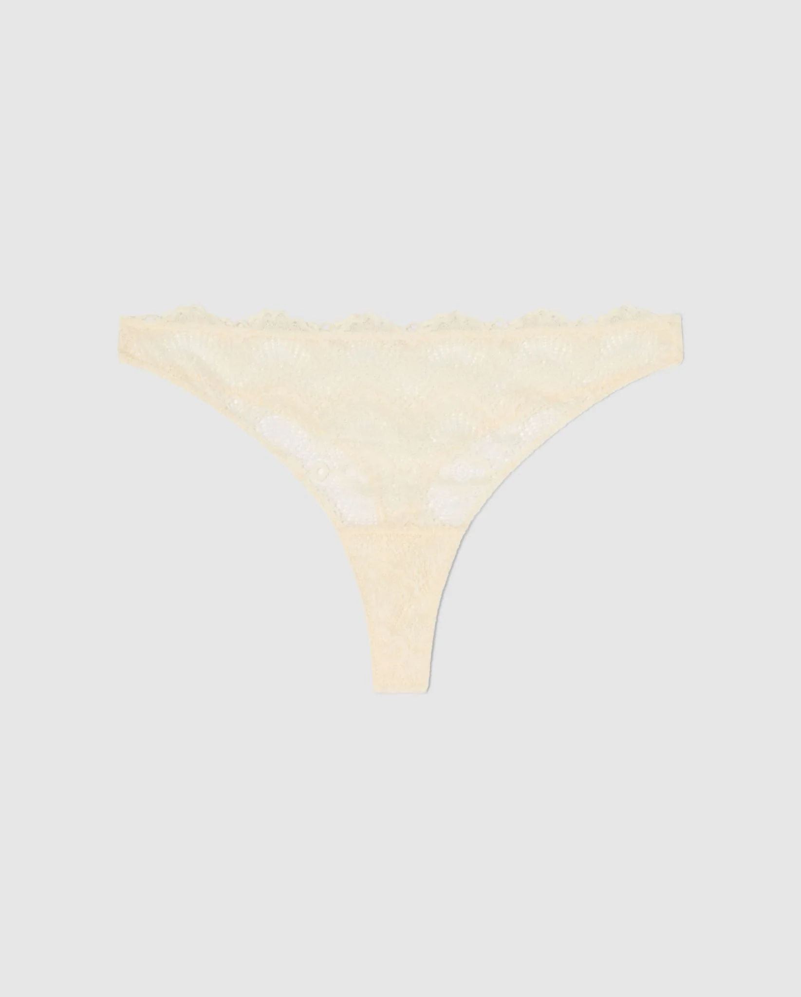 Lace Thong Cream - Image 2