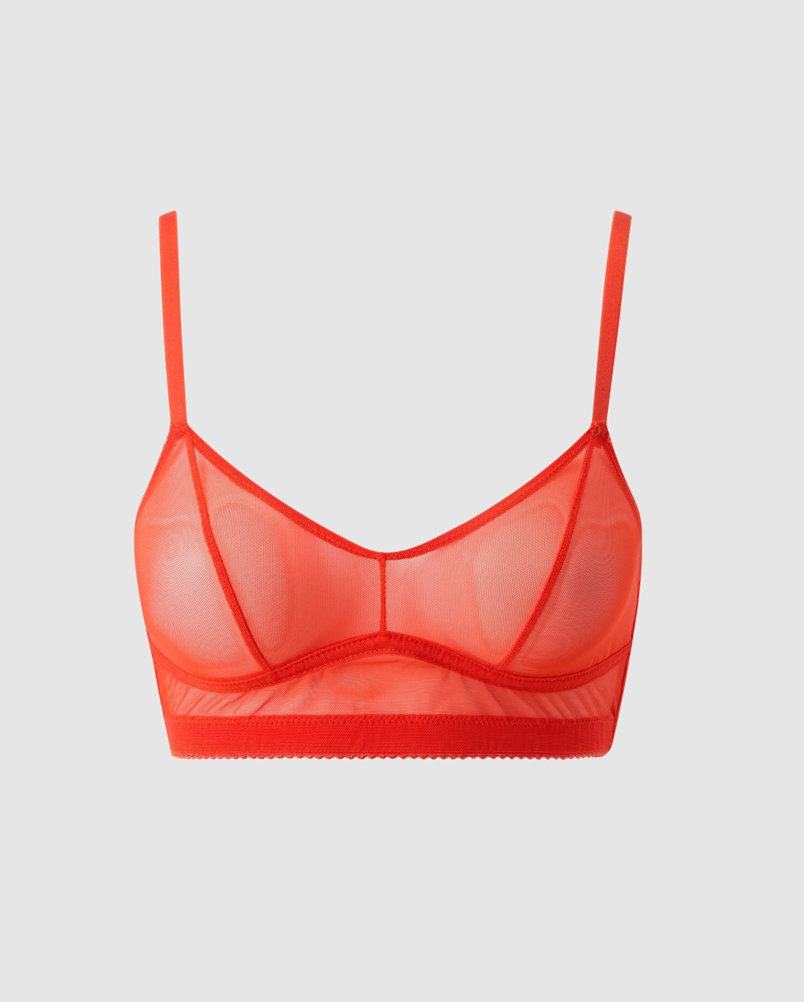 Mesh Balconette Fiery Red - Image 2