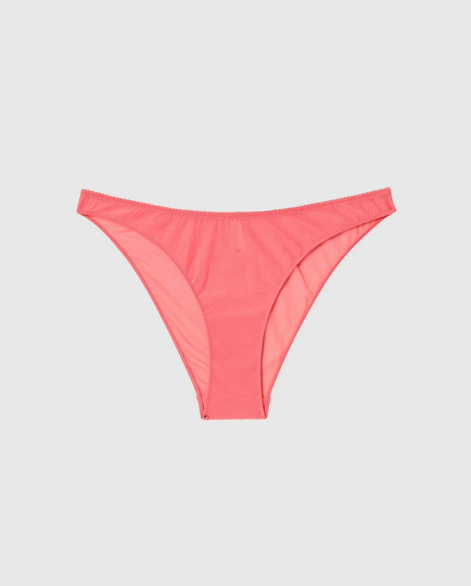 Mesh Bikini Briefs Coral - Image 2