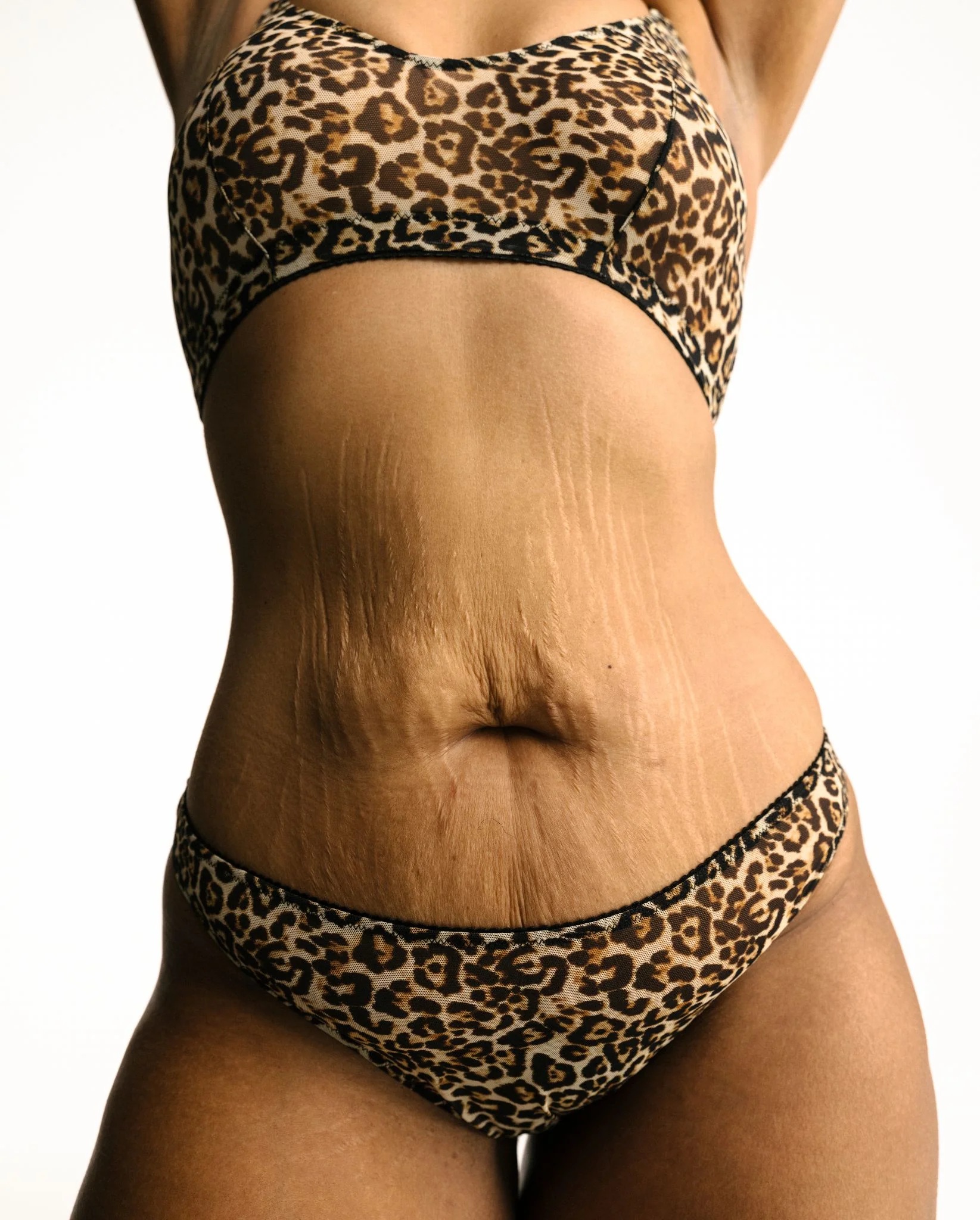 Mesh Bikini Briefs Leopard - Image 11
