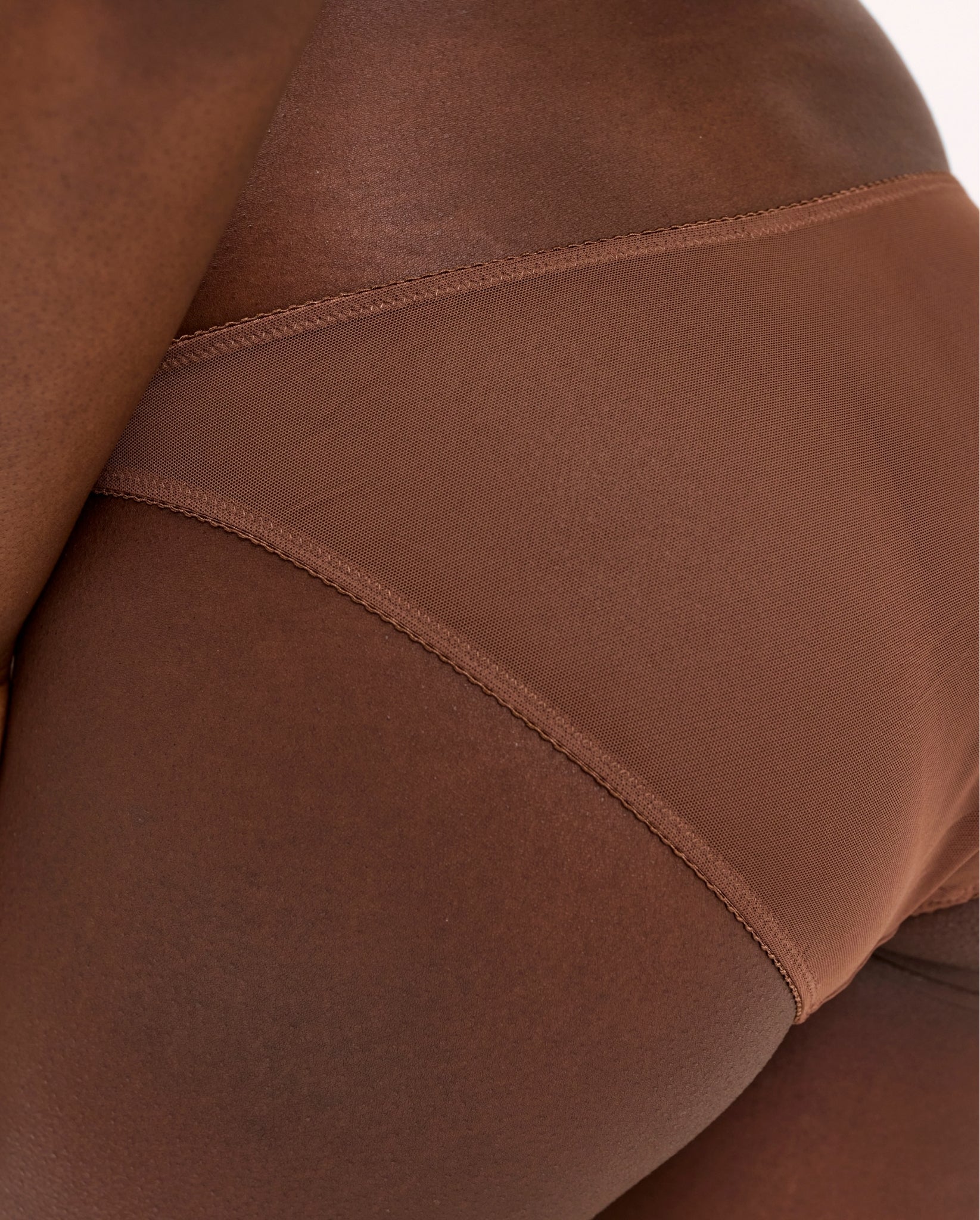 Mesh Bikini Briefs Mocha - Image 7