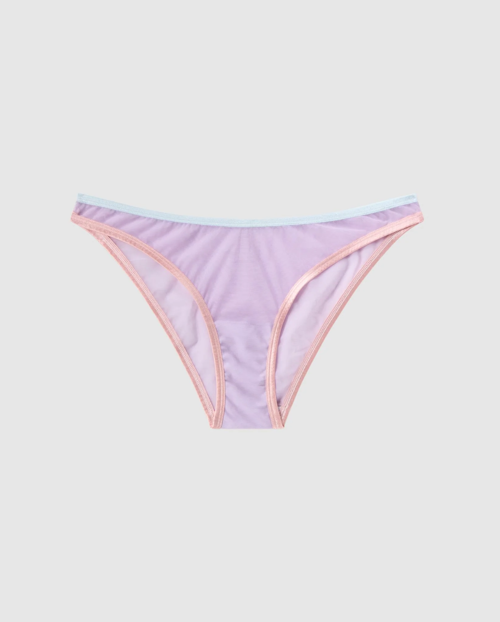 Mesh Bikini Briefs Pastel Lilac - Image 2