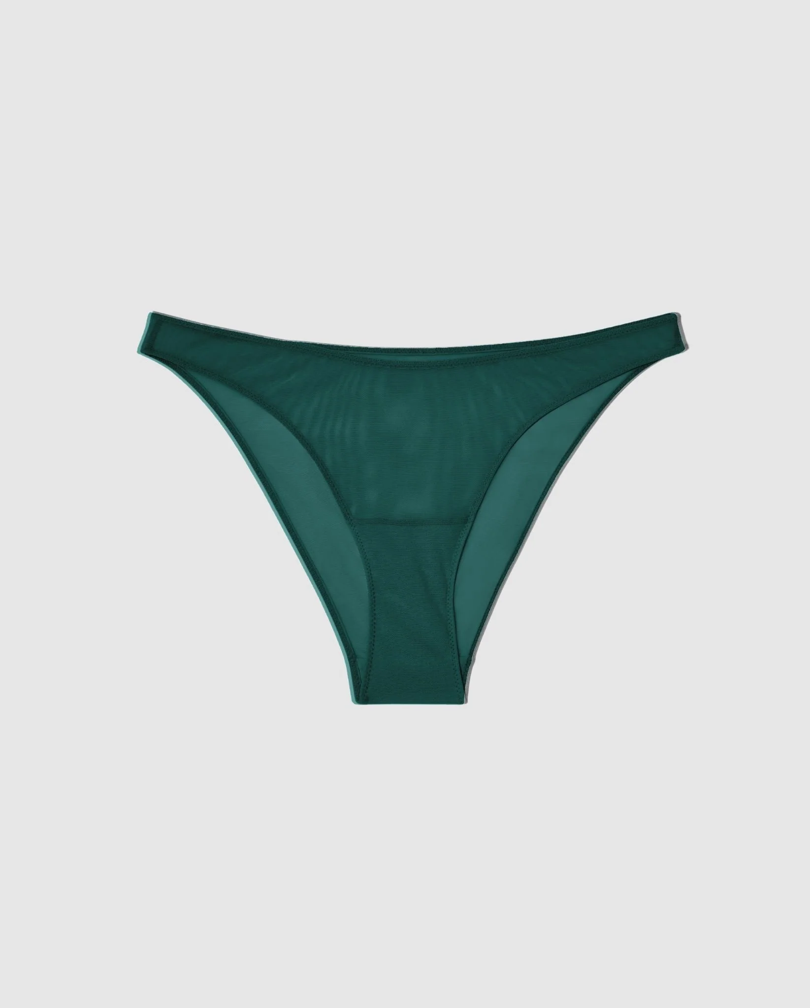 Mesh Bikini Briefs Pine Green - Image 2