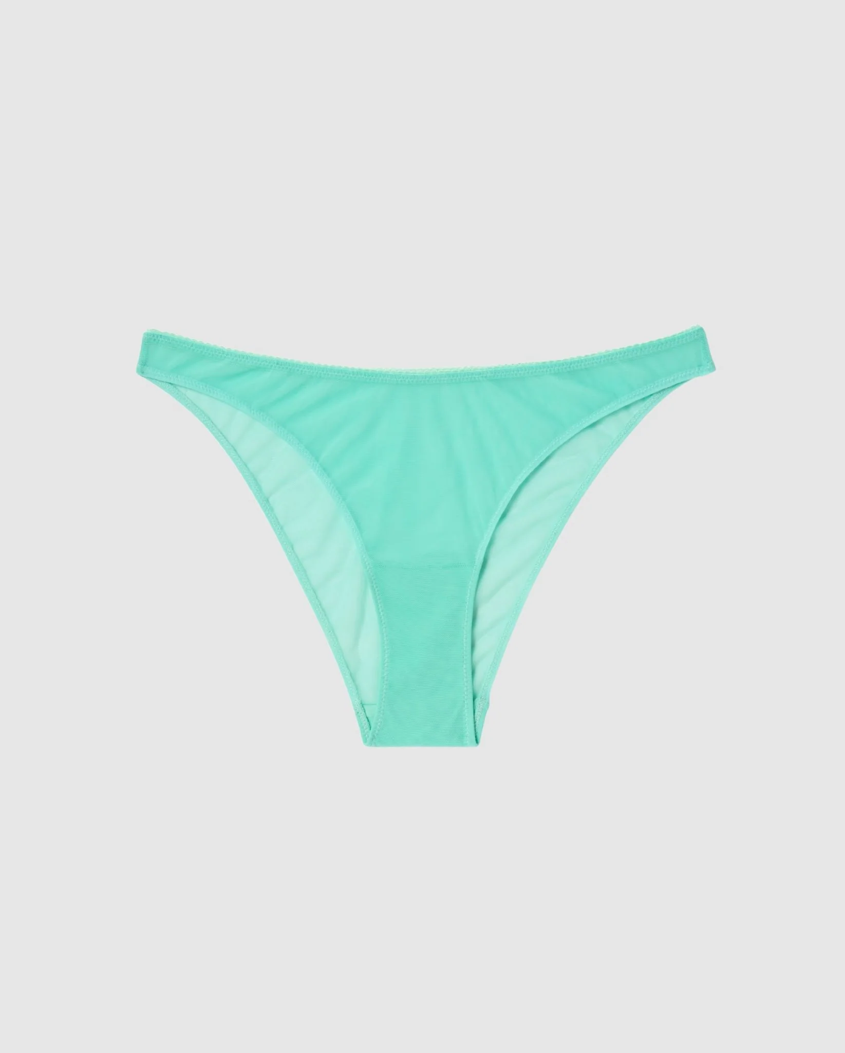 Mesh Bikini Briefs Turquoise - Image 2