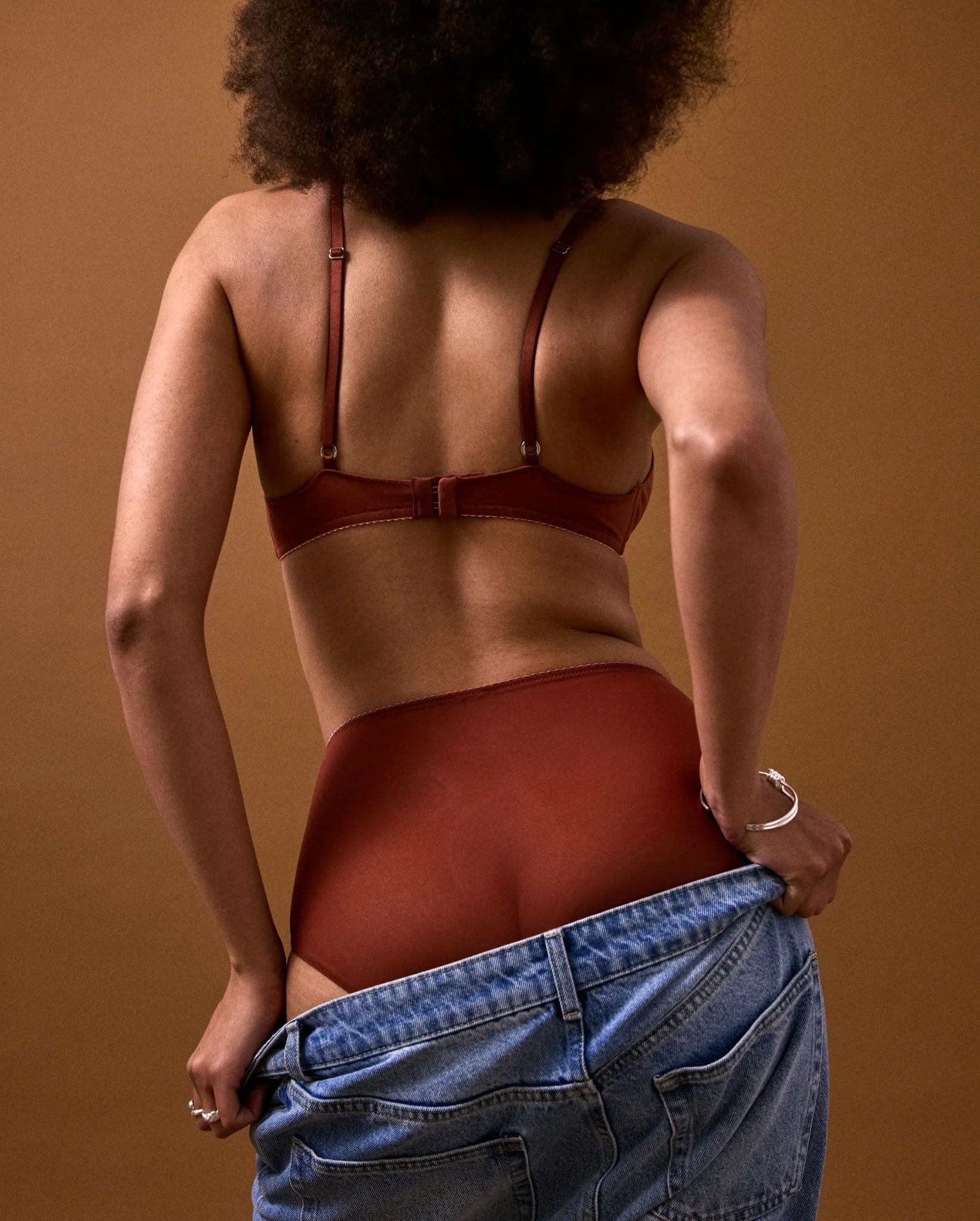 Mesh Highwaist Briefs Rust - Image 6