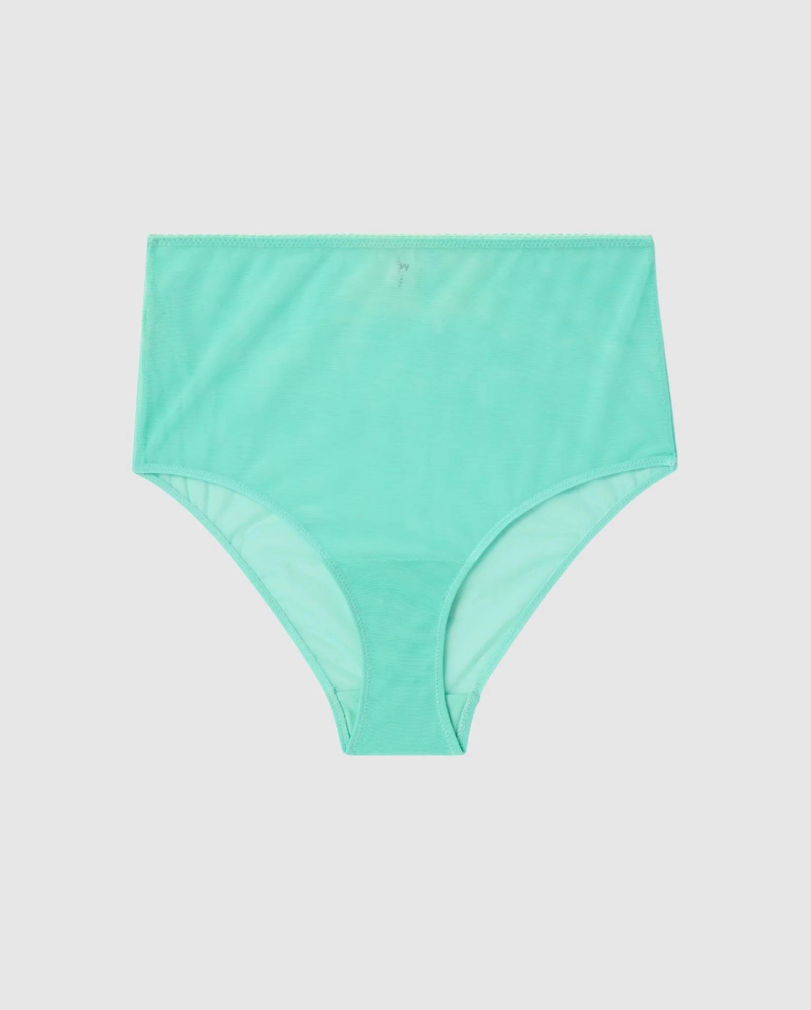 Mesh Highwaist Briefs Turquoise - Image 2