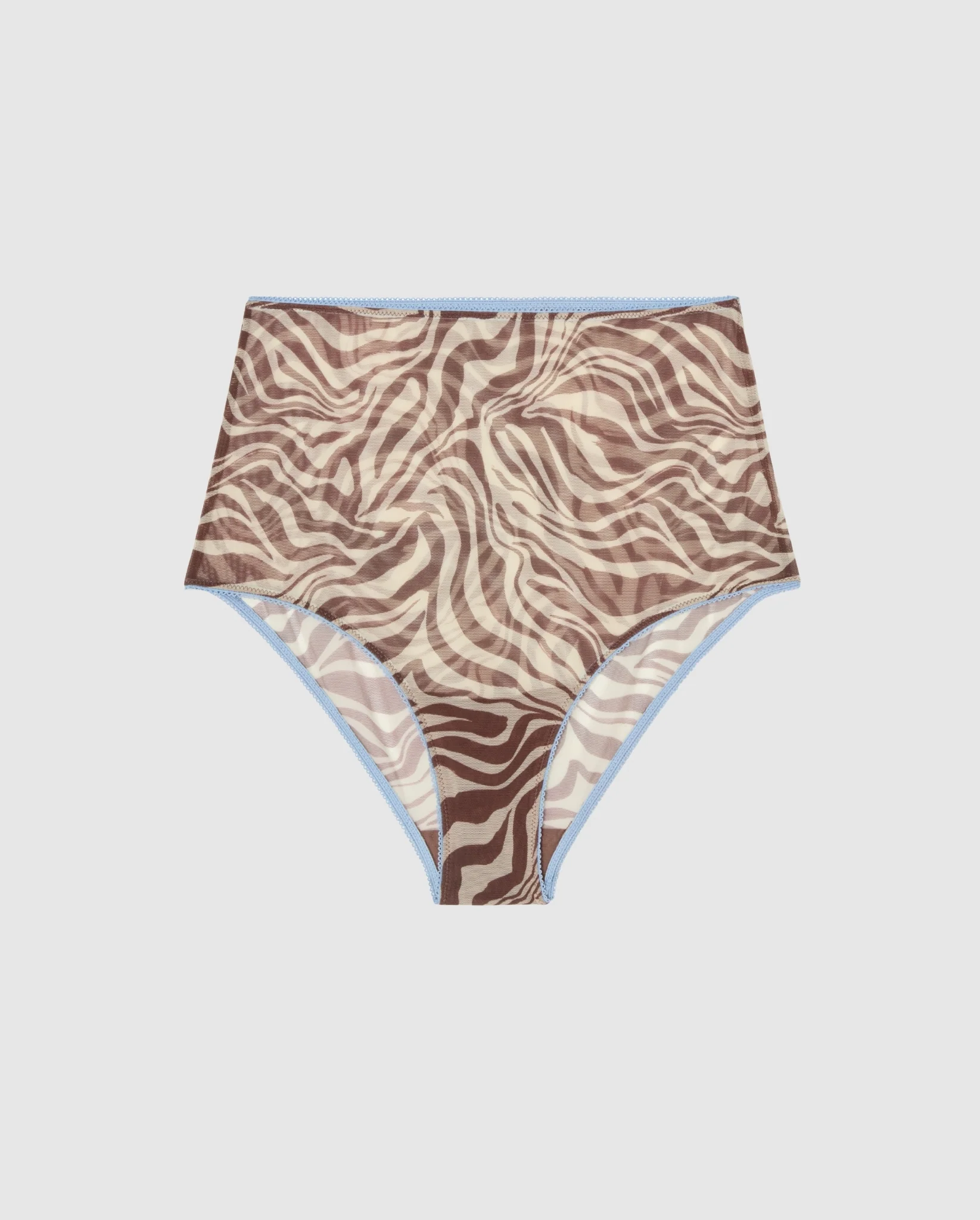 Mesh Highwaist Briefs Zebra - Image 2