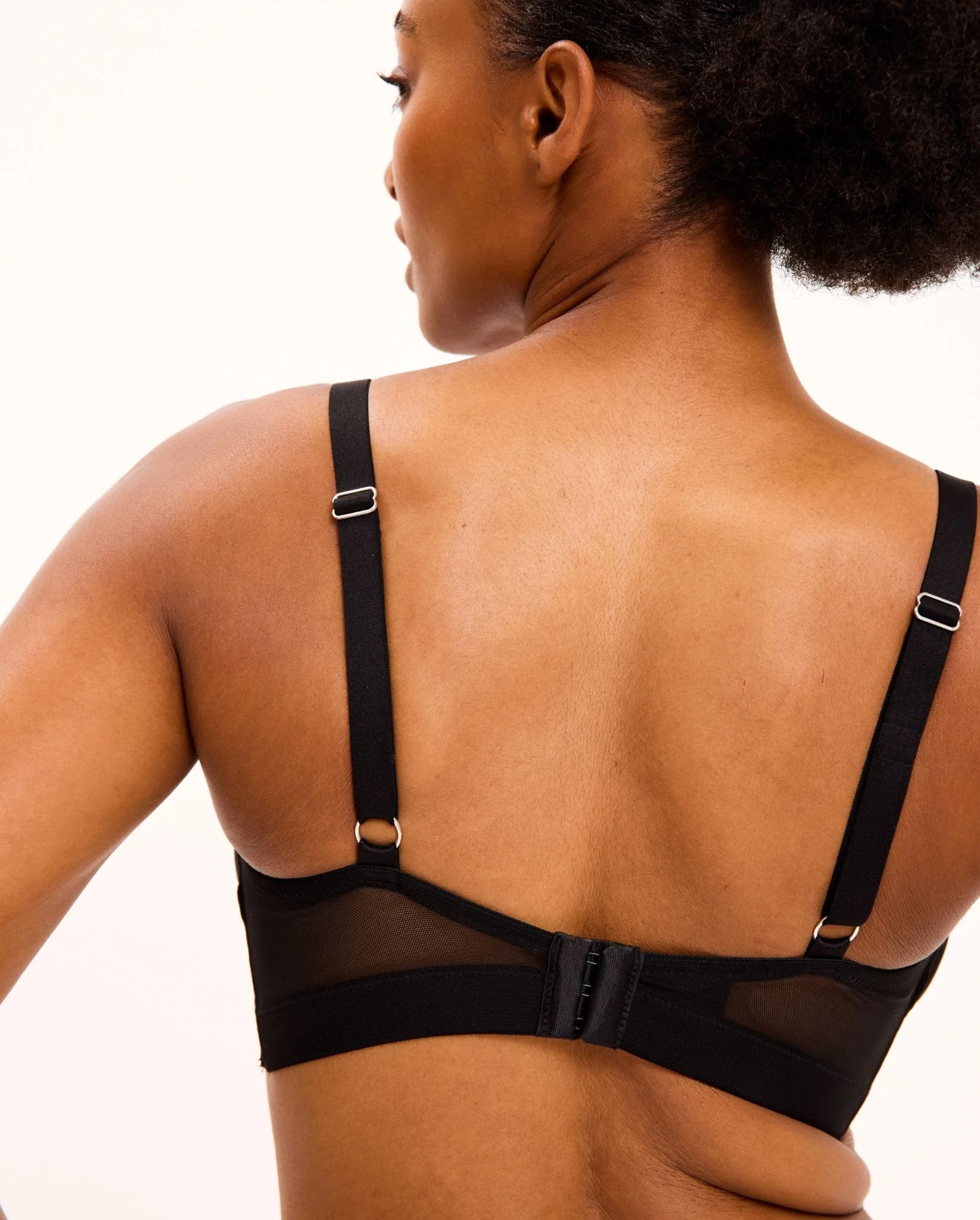 Mesh Support+ Bralette Black - Image 4