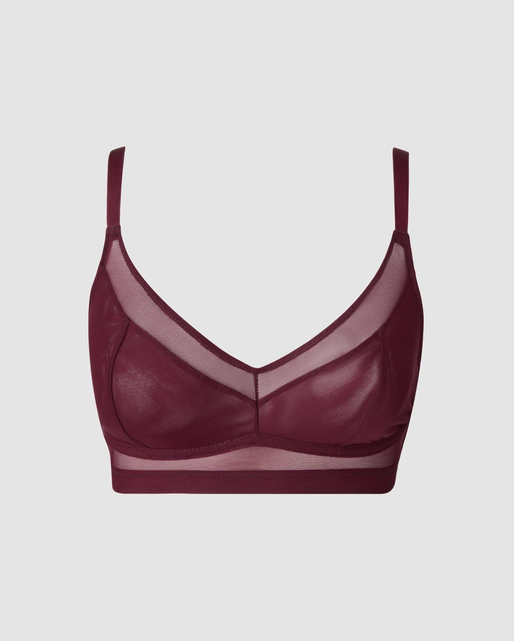 Mesh Support+ Bra Cherry - Image 2