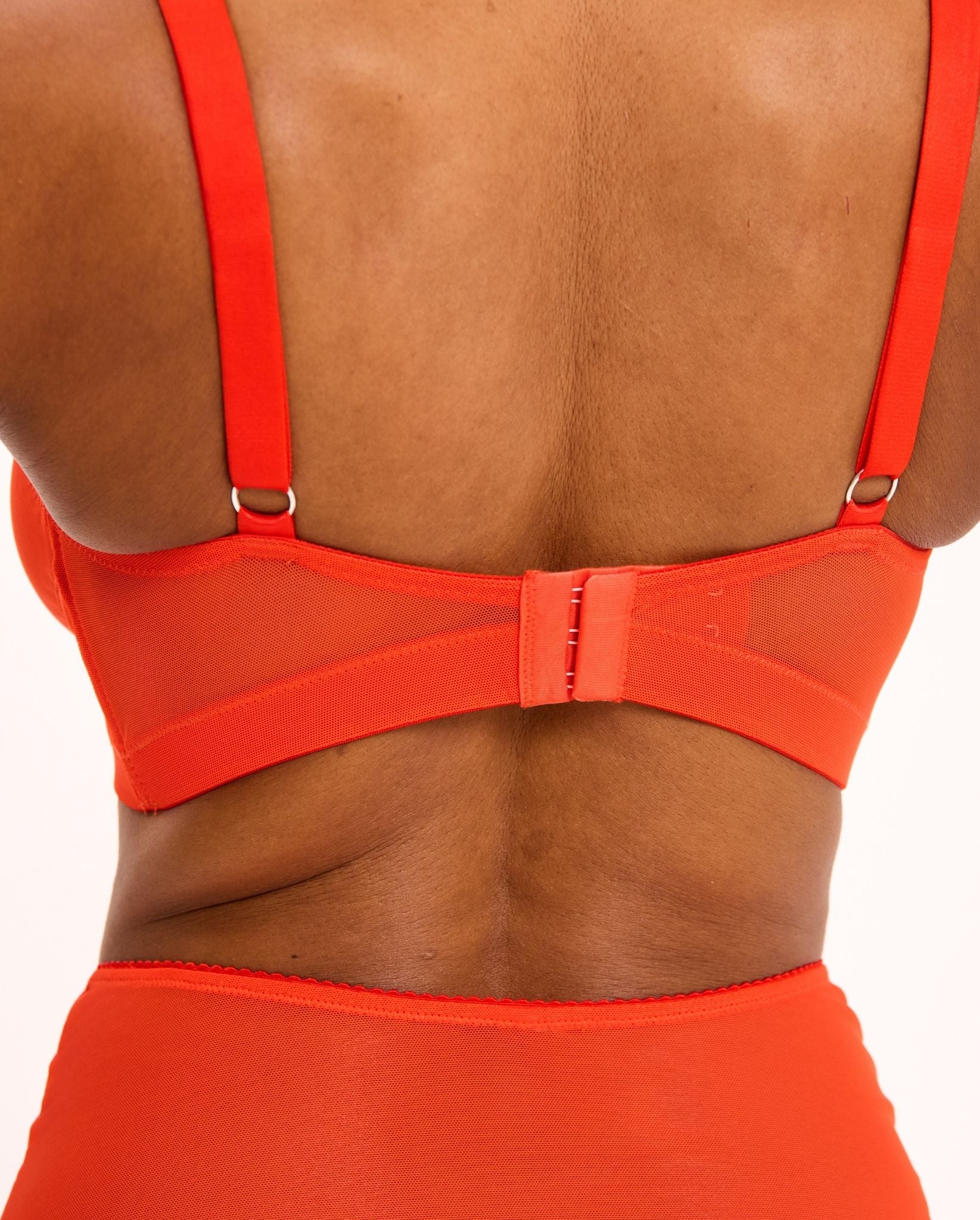 Mesh Support+ Bra Fiery Red - Image 4