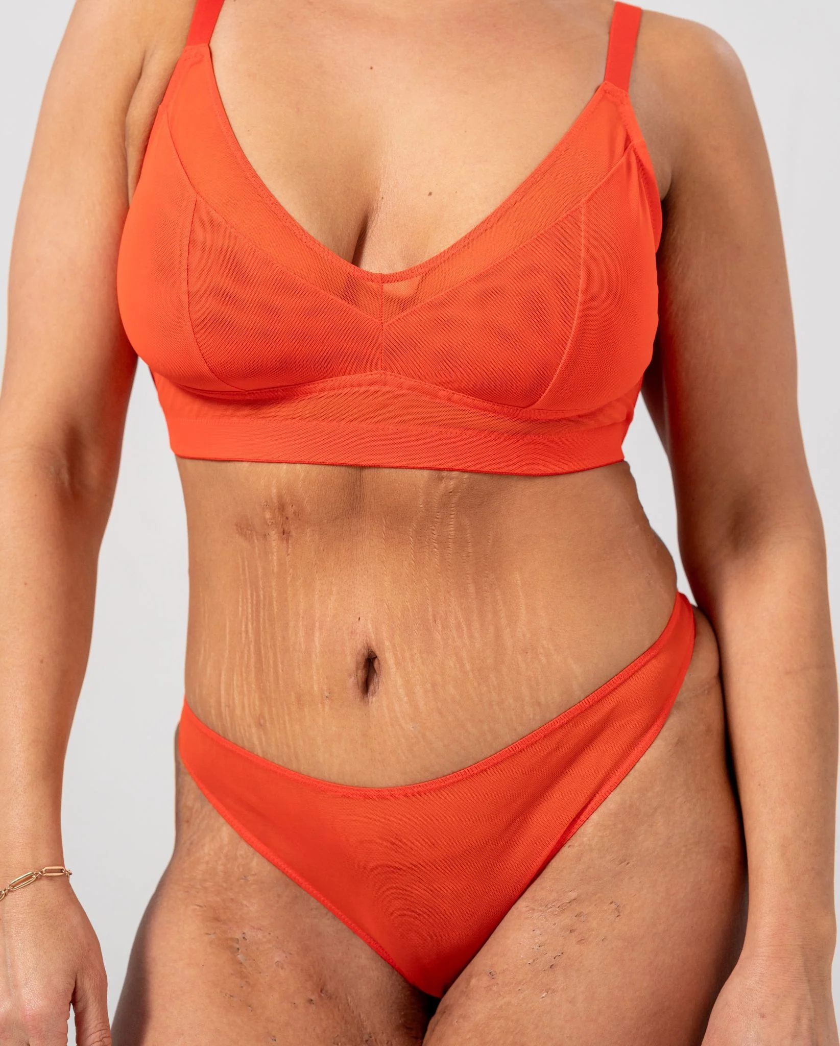 Mesh Support+ Bra Fiery Red - Image 9