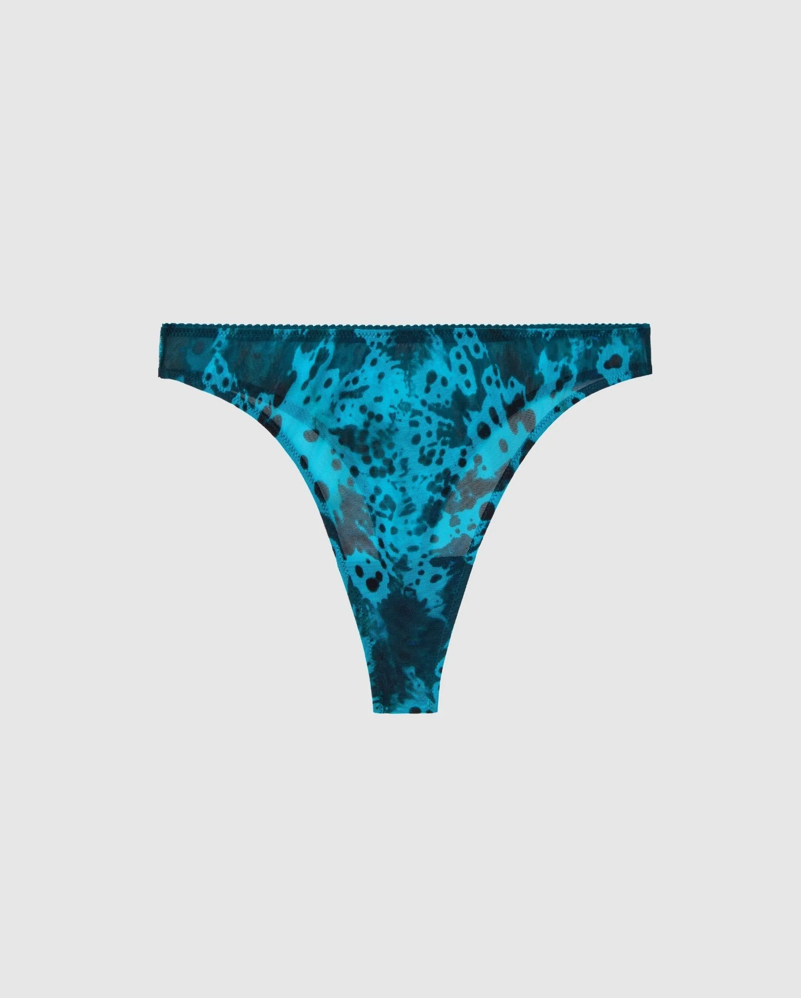 Mesh Thong Deep Teal Orchid - Image 2