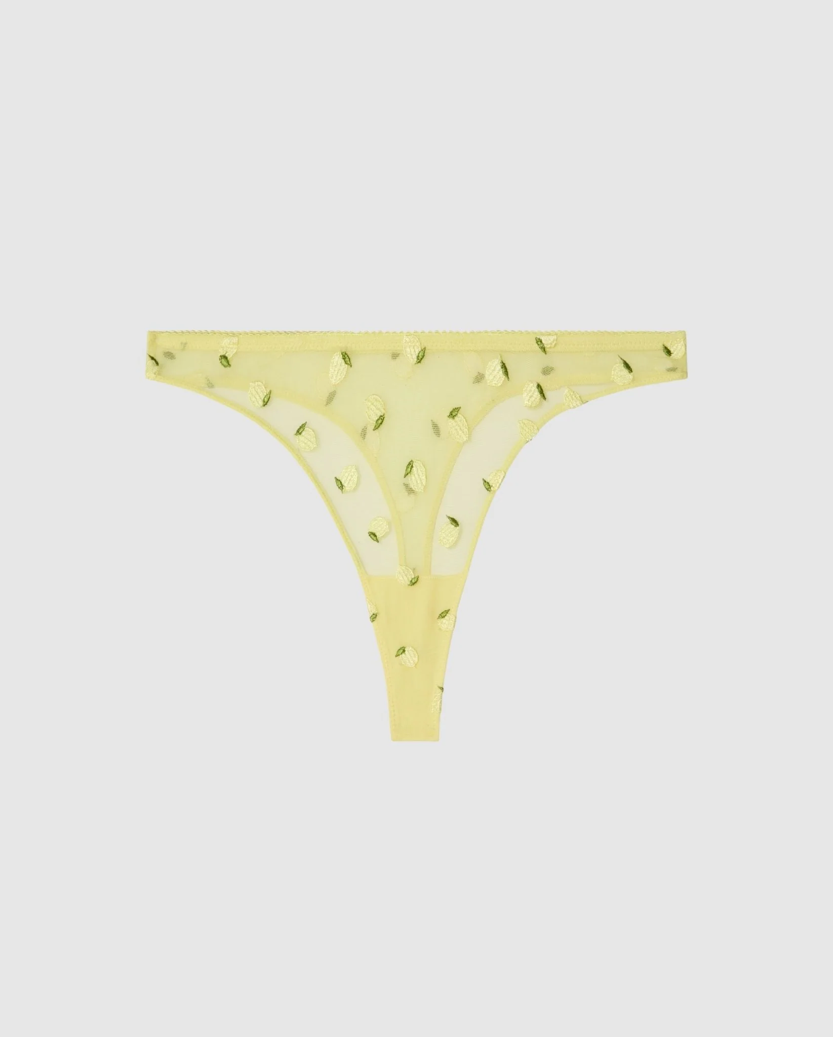 Mesh Thong Light Yellow - Image 2