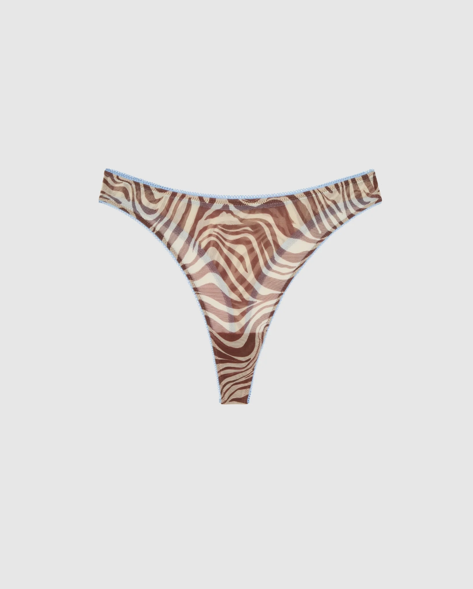 Mesh Thong Zebra - Image 2