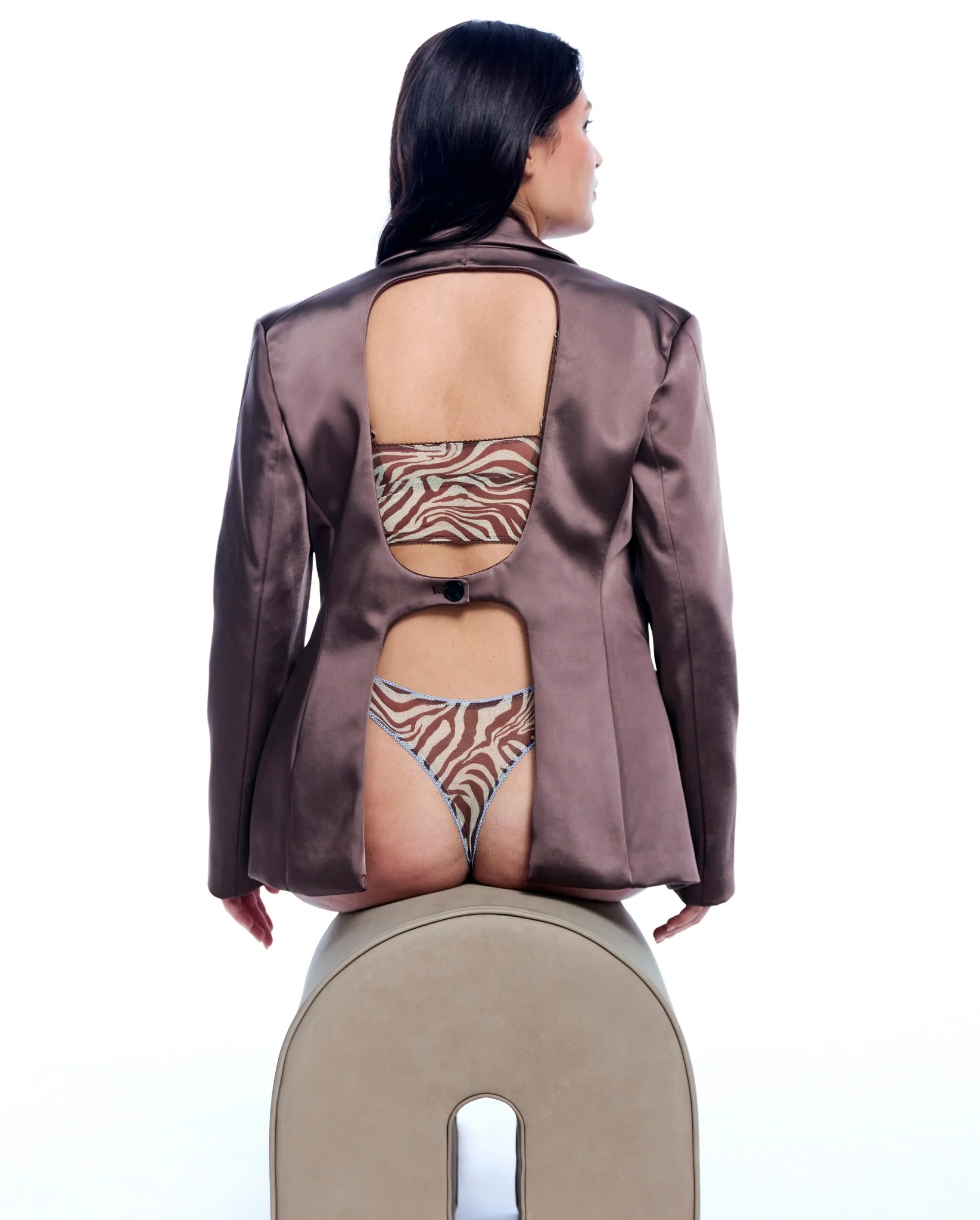Mesh Thong Zebra - Image 9