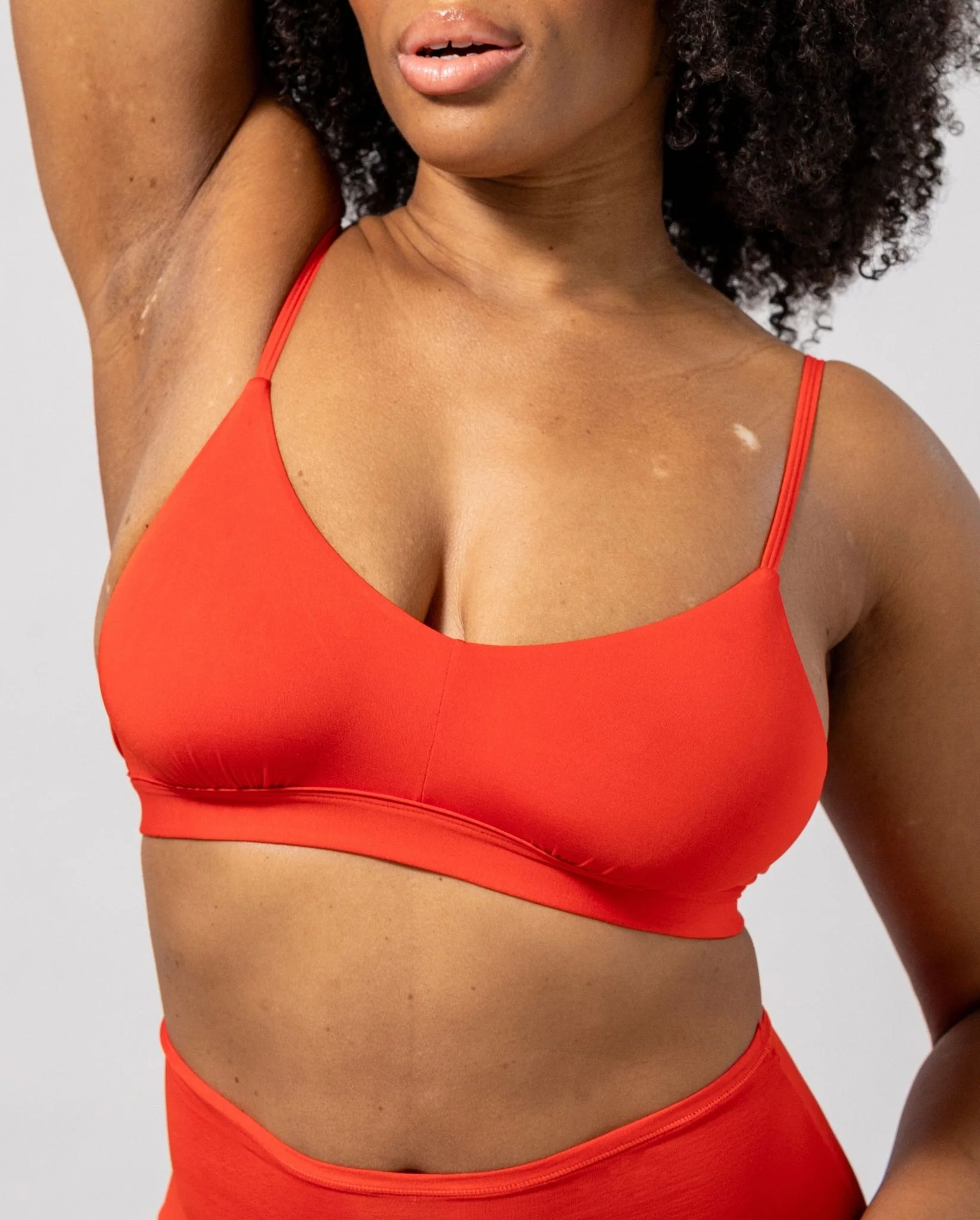 Micro Scoop Bralette Fiery Red - Image 11