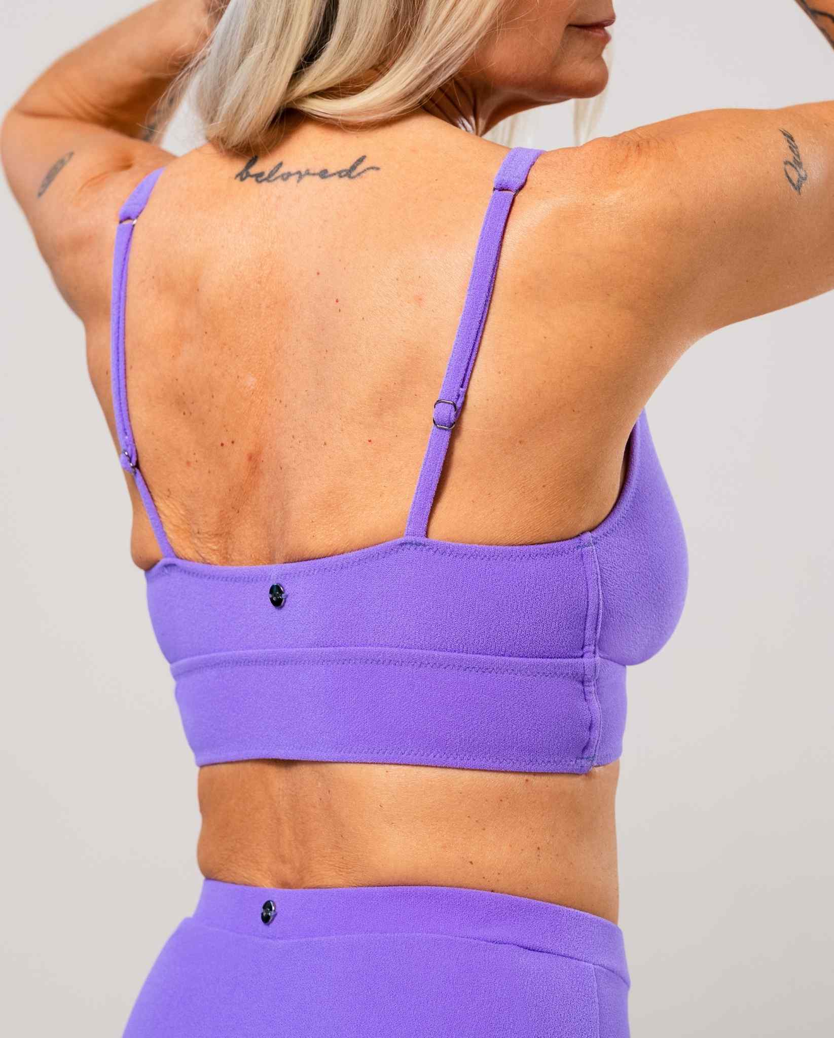 Plunge Bikini Top Electric Lilac - Image 7
