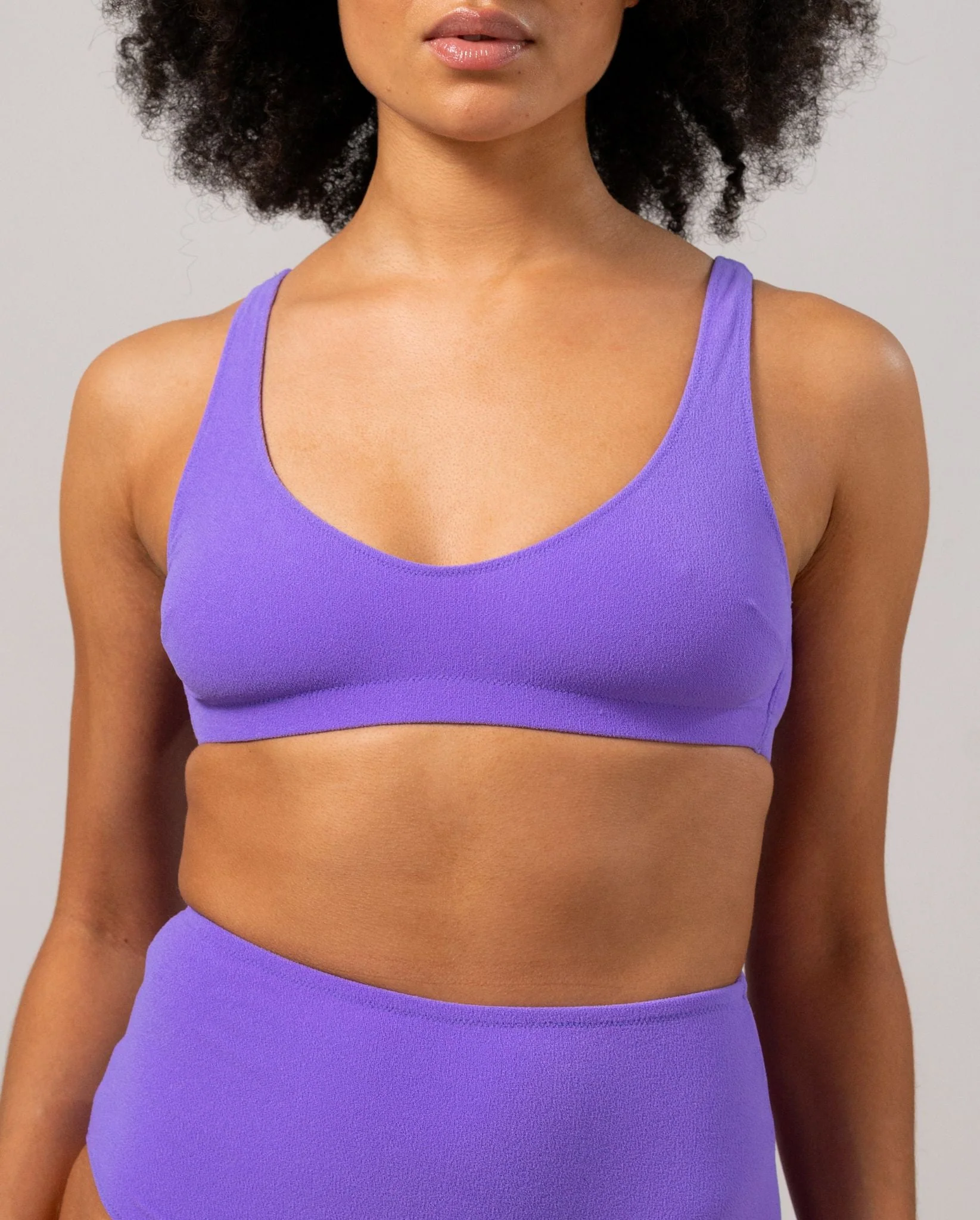 Scoop Bikini Top Electric Lilac - Image 7