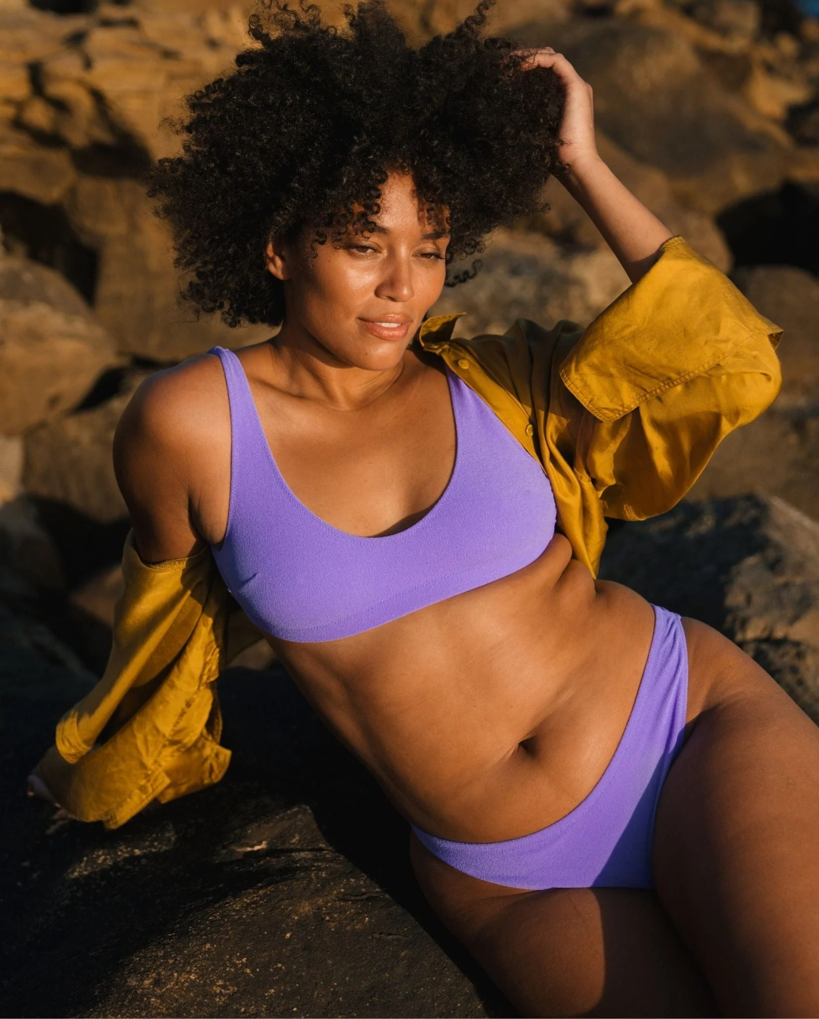 Scoop Bikini Top Electric Lilac - Image 8