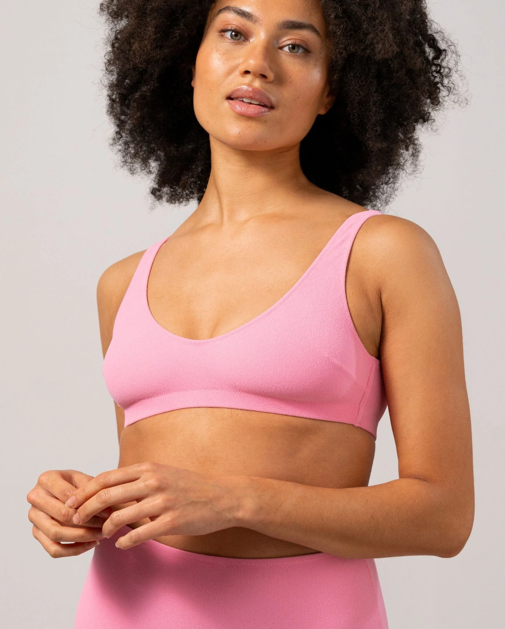 Scoop Bikini Top Candy Pink - Image 3