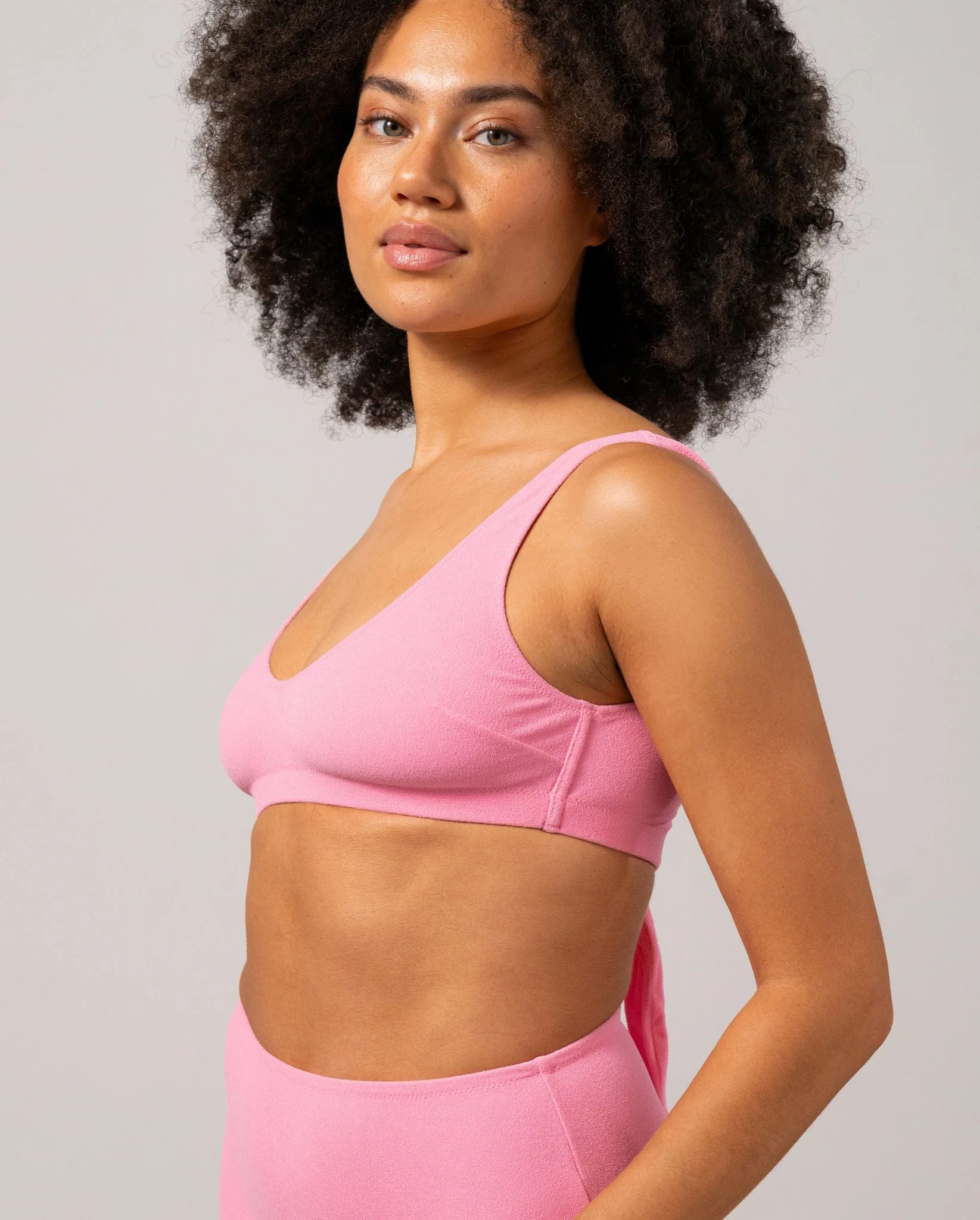 Scoop Bikini Top Candy Pink - Image 6