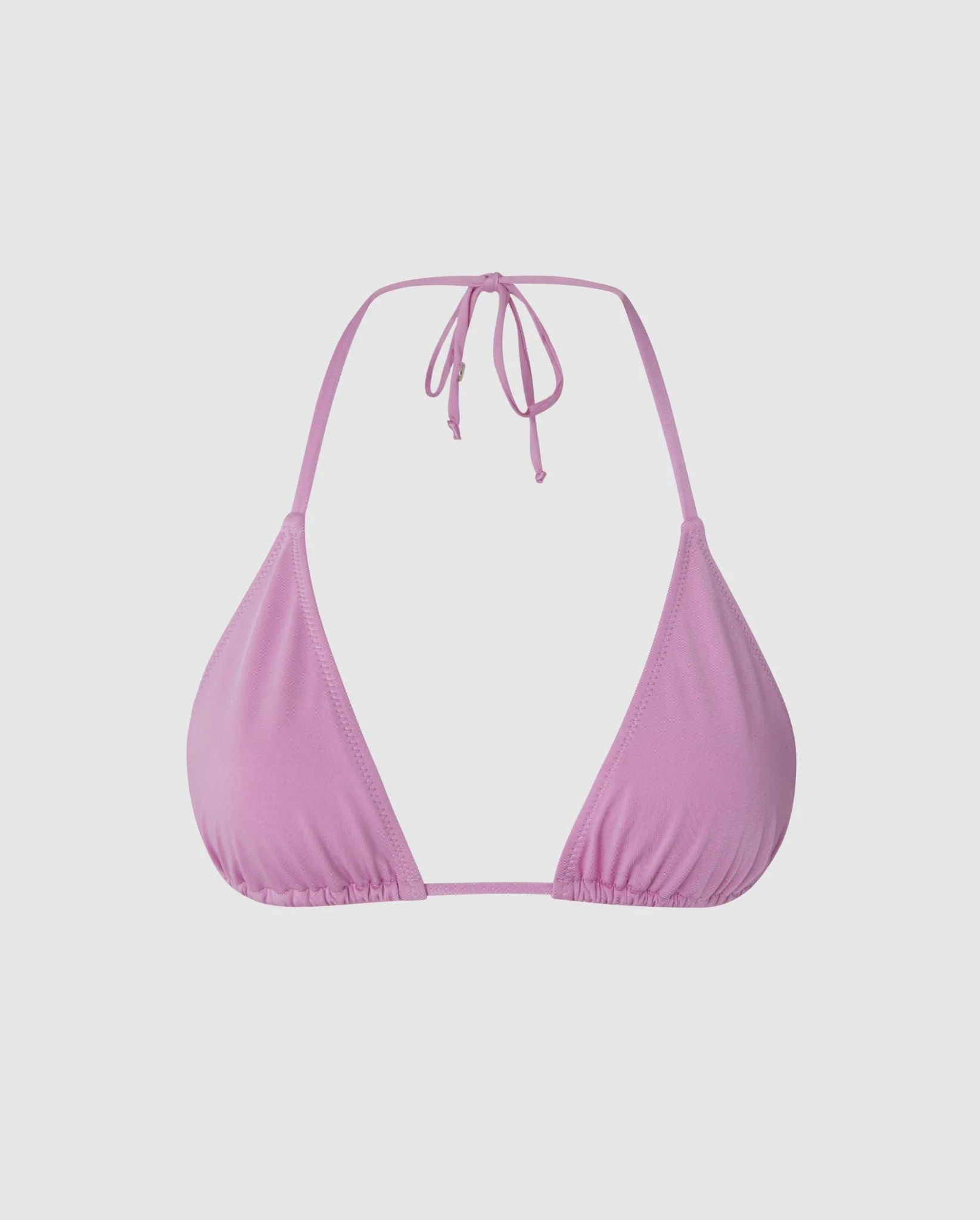 Strappy Triangle Bikini Top Lavender - Image 2