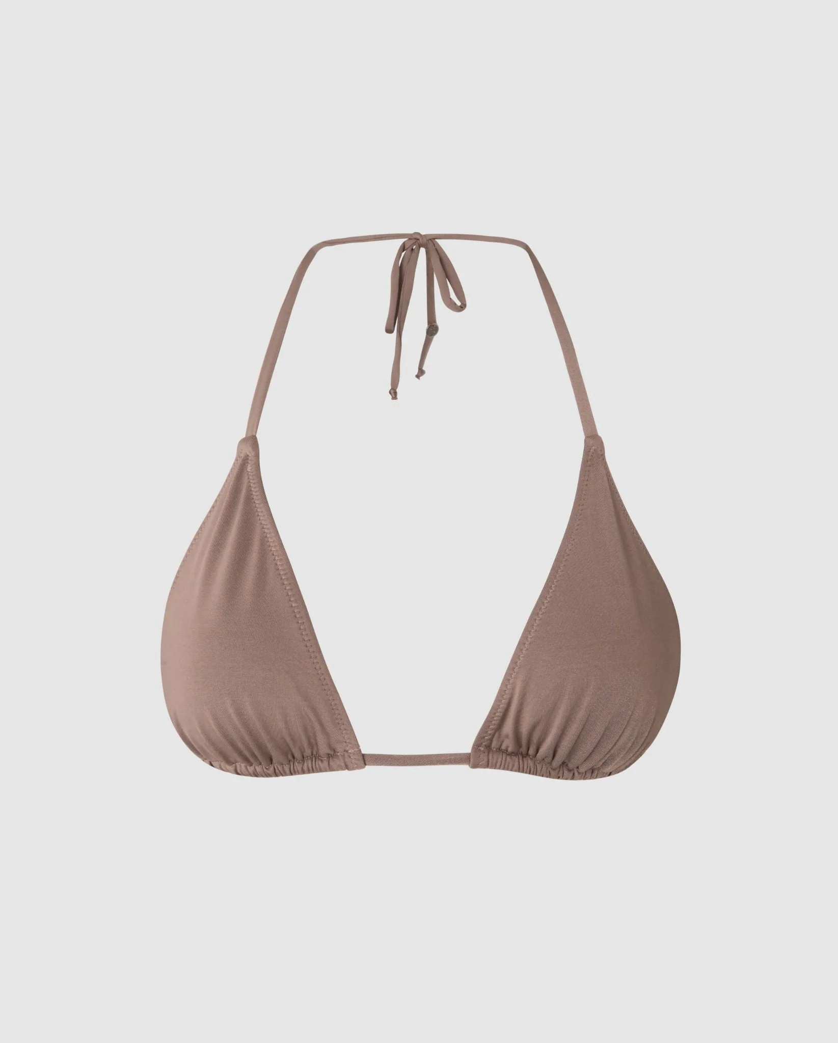 Strappy Triangle Bikini Top Mauve - Image 2