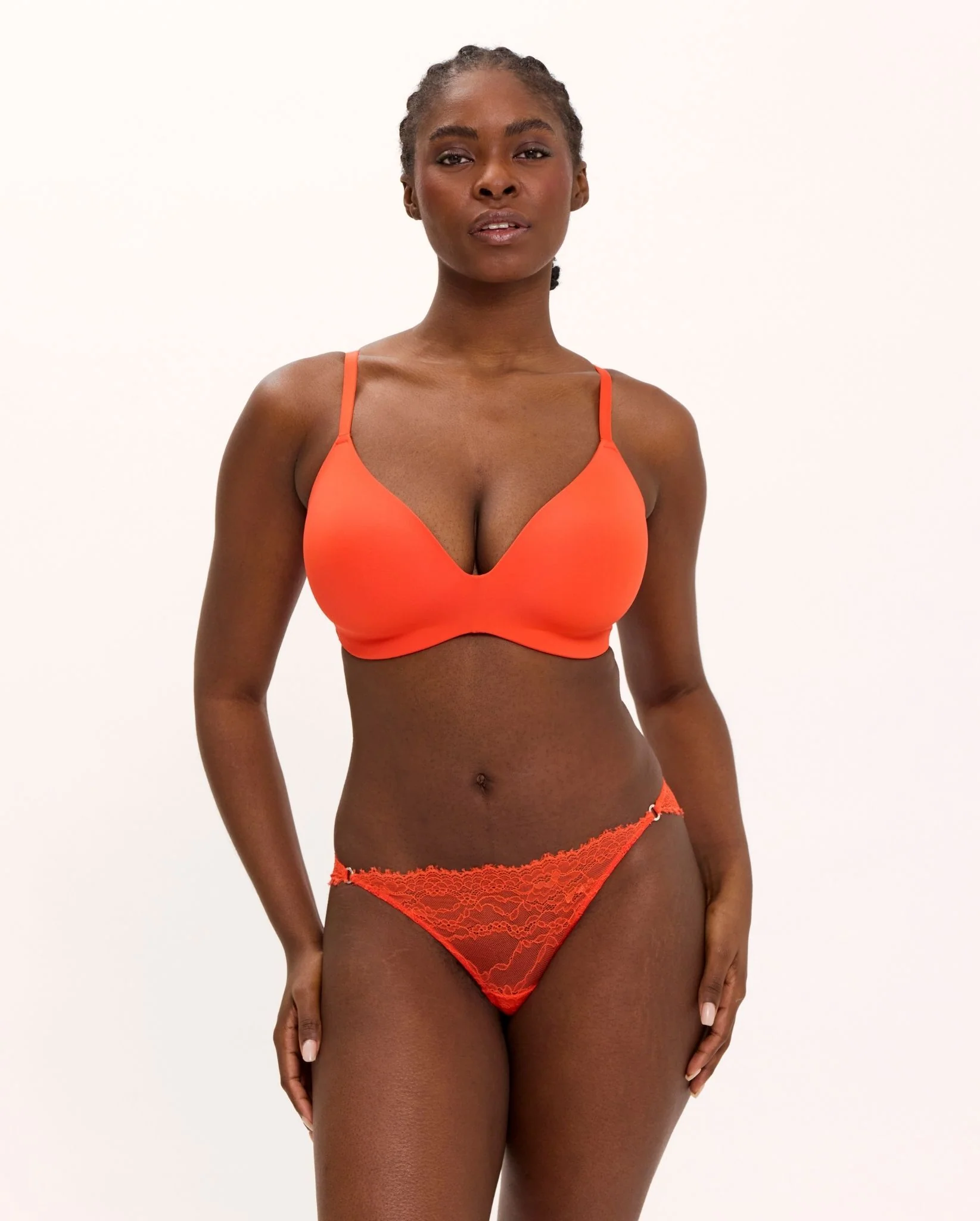 T-shirt+ Bra Fiery Red - Image 3