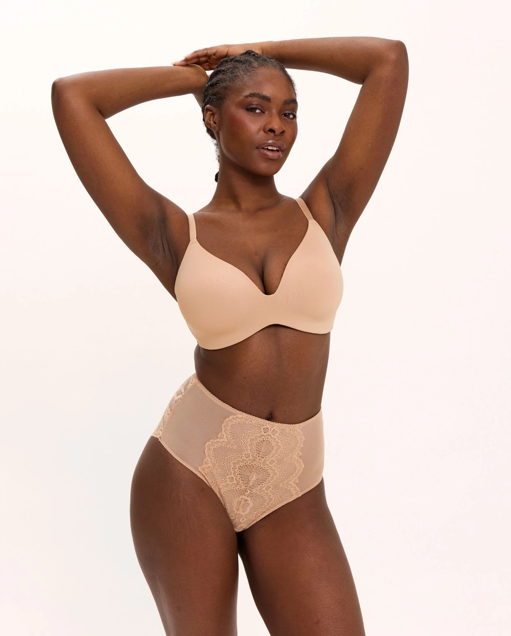 T-shirt+ Bra Warm Nude - Image 3
