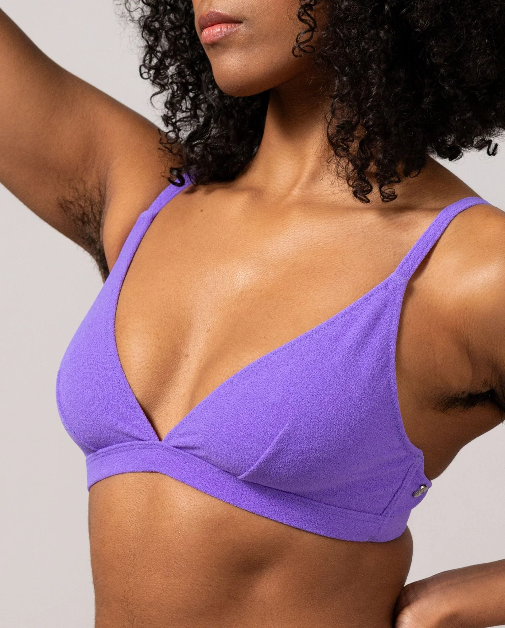 Triangle Bikini Top Electric Lilac - Image 6